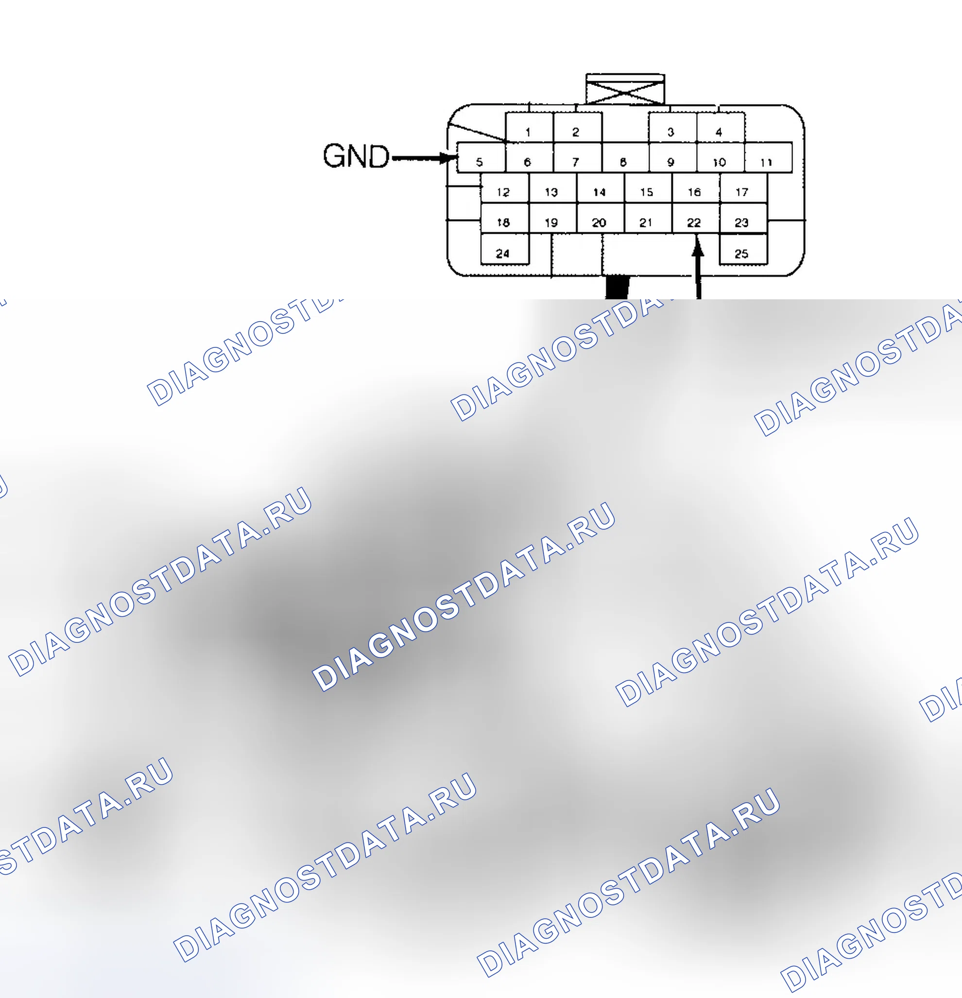 Рис. 18: Проверка давления топлива. Ford Aspire I
