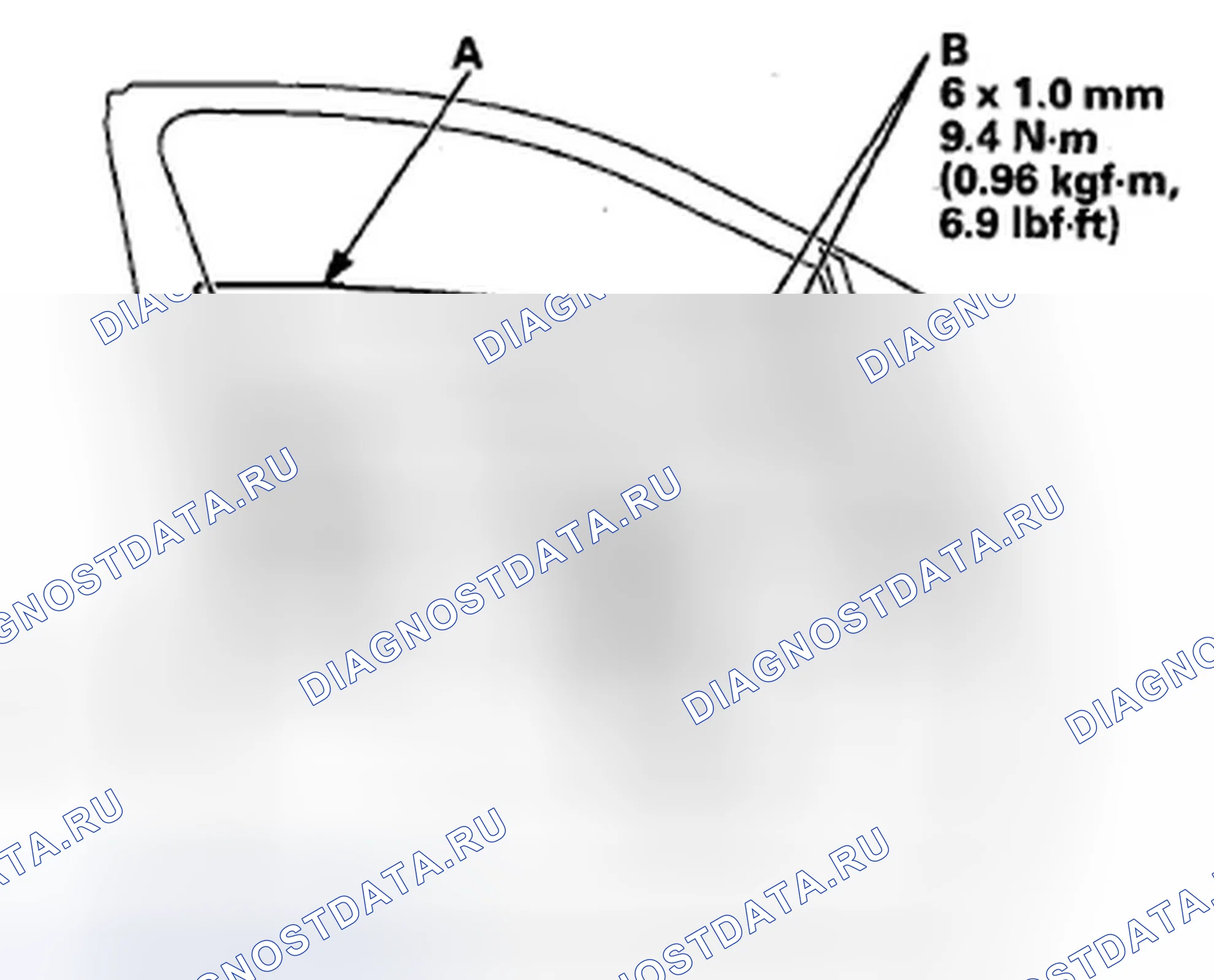 Рис. 54: Регулировка стекла двери. Acura ZDX I