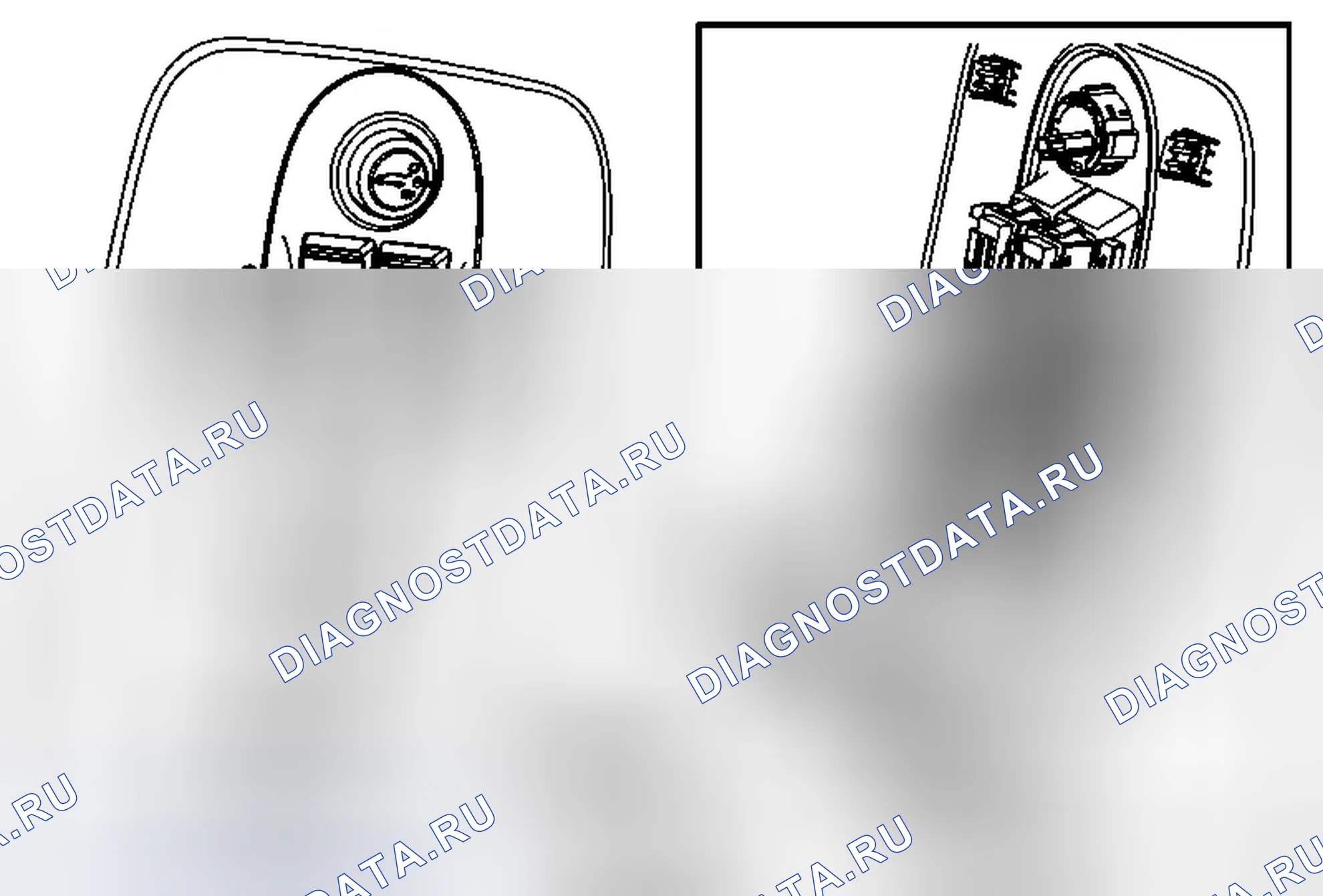 Рис. 22: Замена прожекторной лампы на консоли переднего этажа. Chevrolet Equinox II
