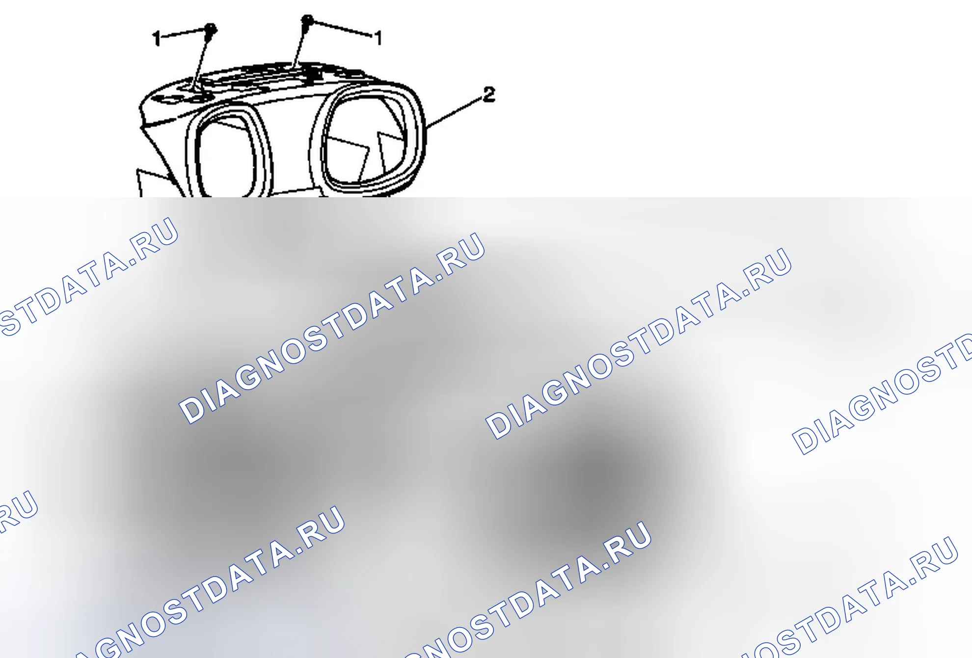 Рис. 73: Замена лицевой панели панели обивка кластера приборов (равноденствие). Chevrolet Equinox II