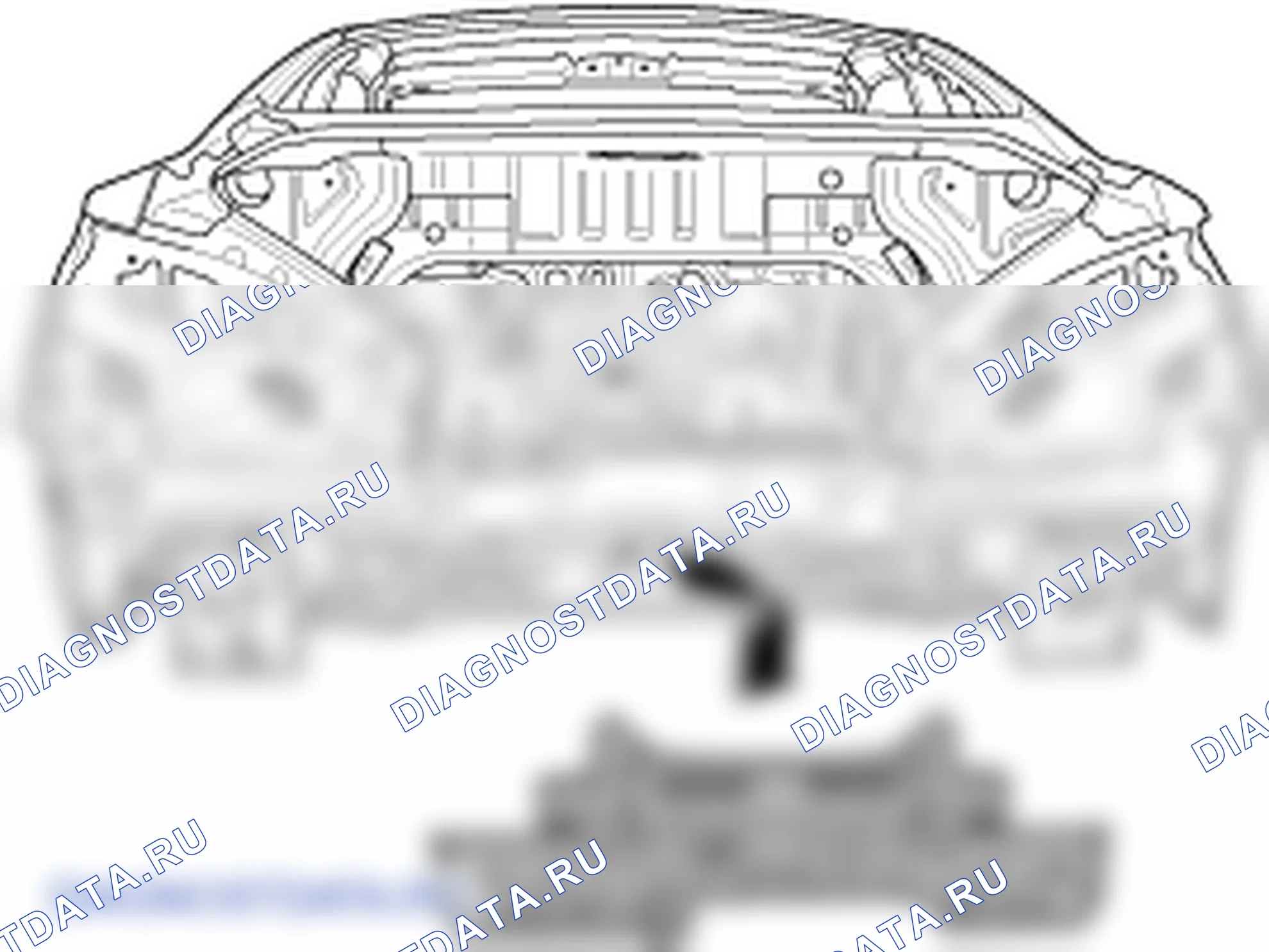 Снятие задней панели и заднего пола боковой элемент. Hyundai Genesis Coupe(Bk)-U.S. I