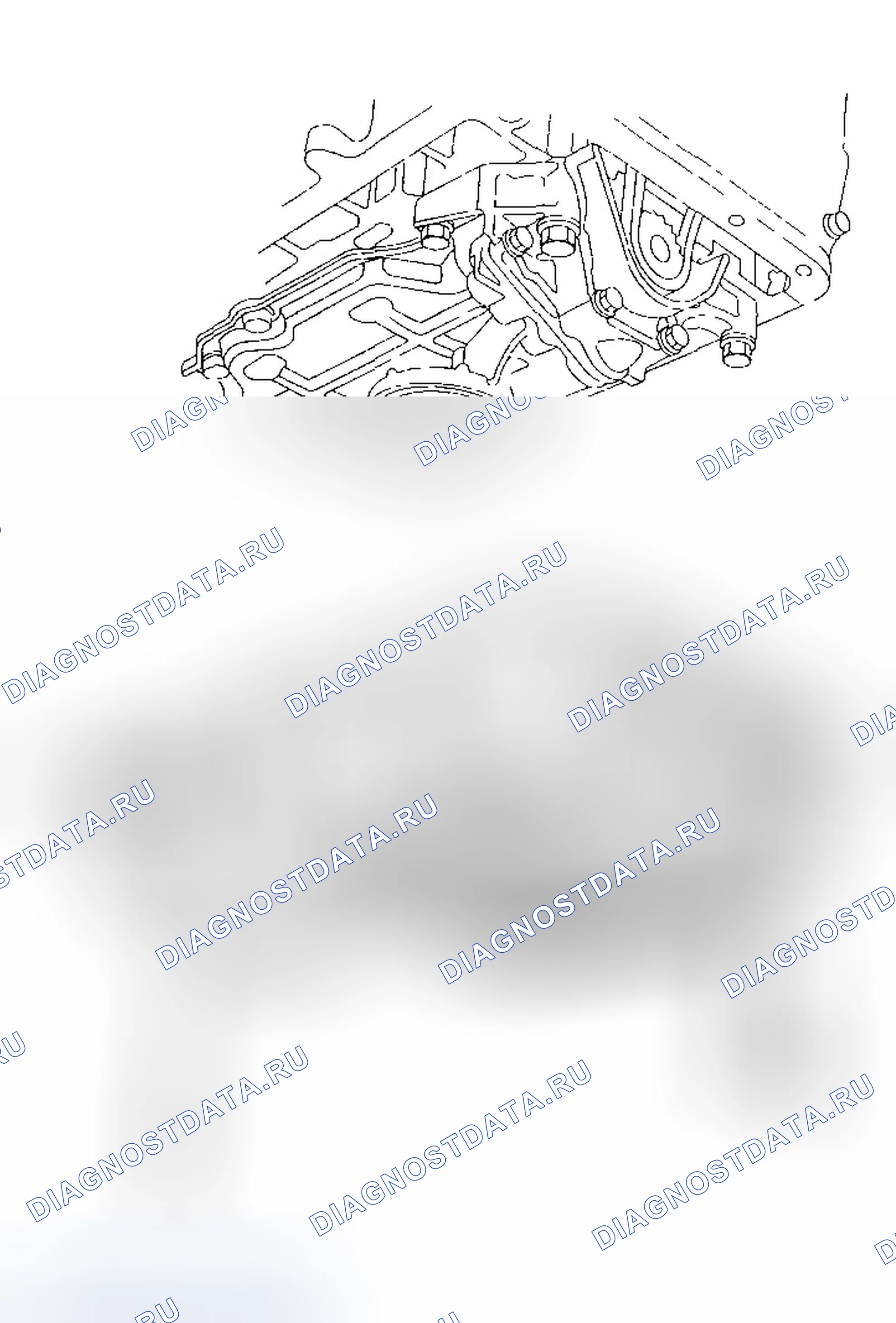 Рис. 236: Демонтаж масляного поддона. Honda S2000 AP2 рестайлинг