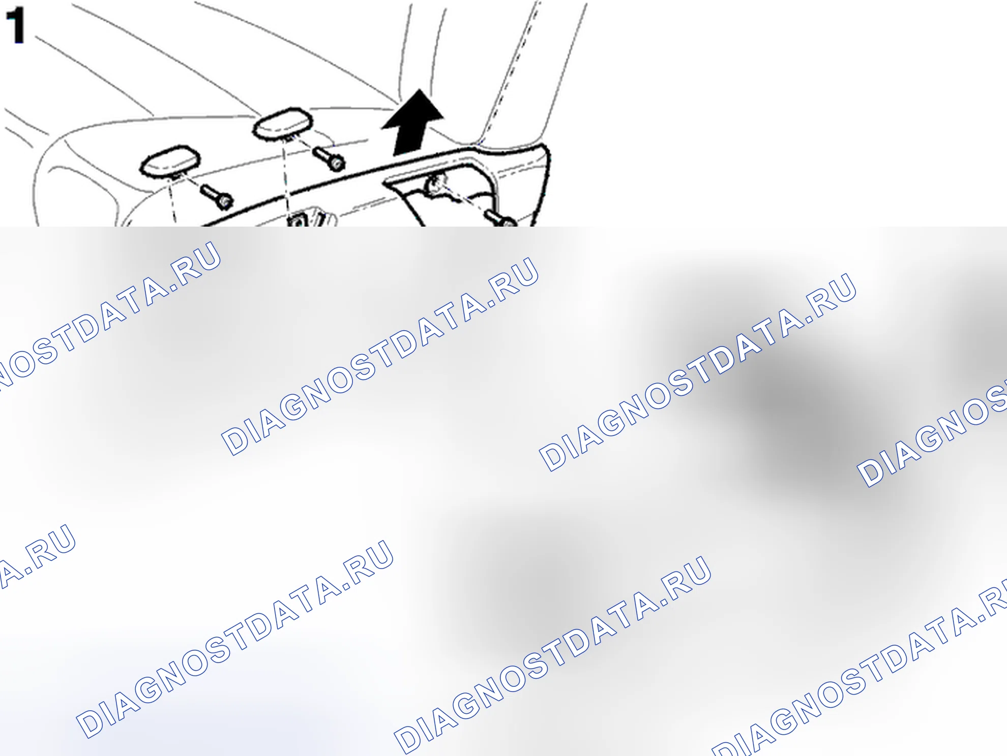 Рис. 96: Снятие боковой панели с сиденья. Volvo S40 I рестайлинг