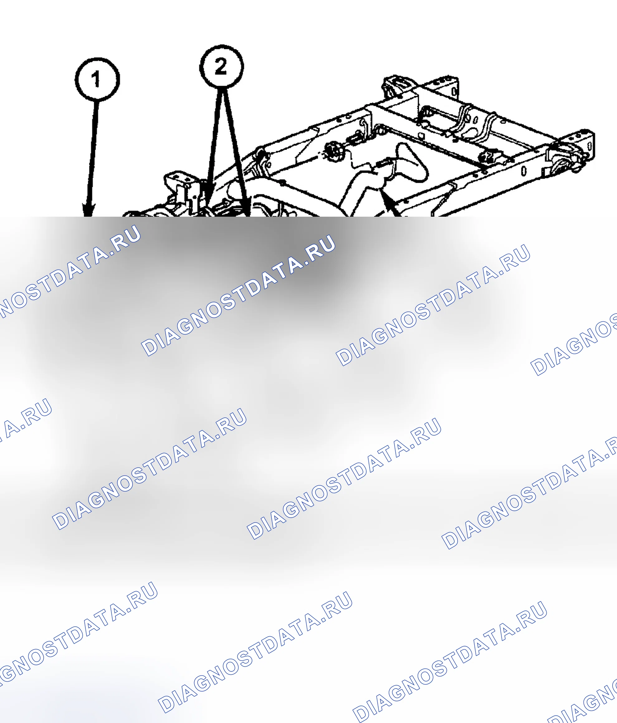 Рис. 22: ДЕМОНТАЖ. Dodge Pickup R1500 