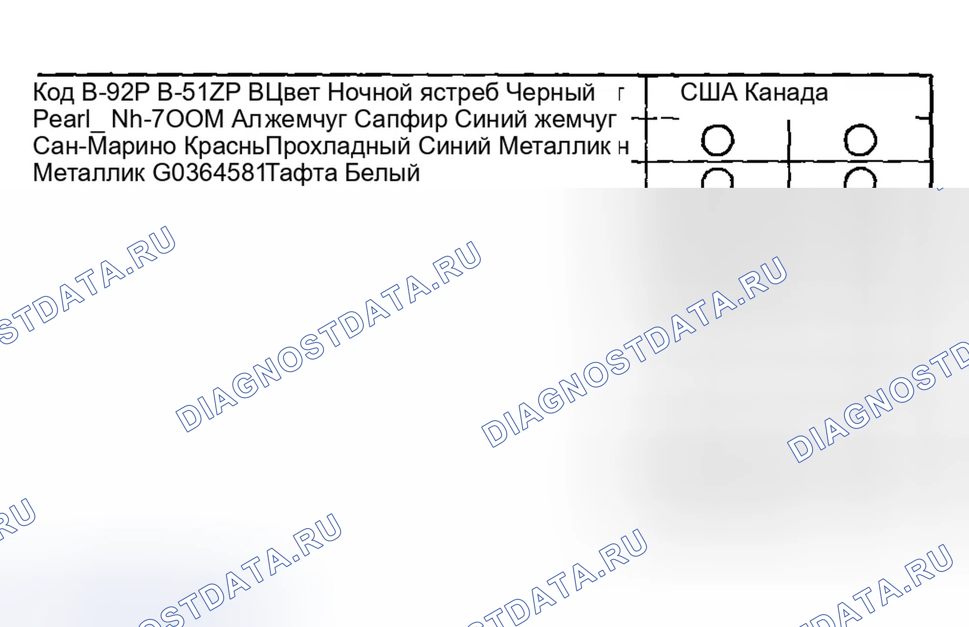 Рис. 40: Код краски. Honda Accord VII рестайлинг