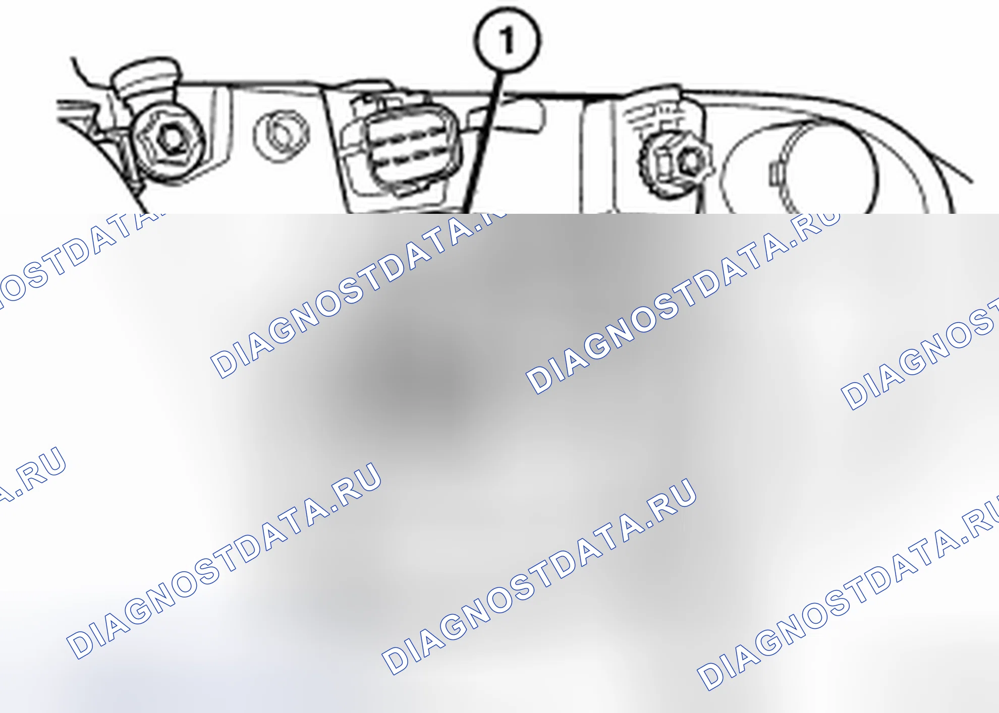 Рис. 20: ЭКСПОРТ БУЛЬБ-ПАРКА / СИГНАЛА ПОВОРОТА. Chrysler Town & Country V