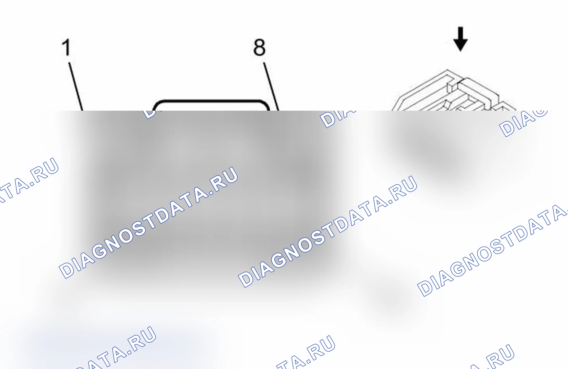 Рис. 50: Модуль интерфейса связи с транспортным средством (VCIM) X3 (UE1 + U3U/UVB). Chevrolet Silverado 2500 HD 