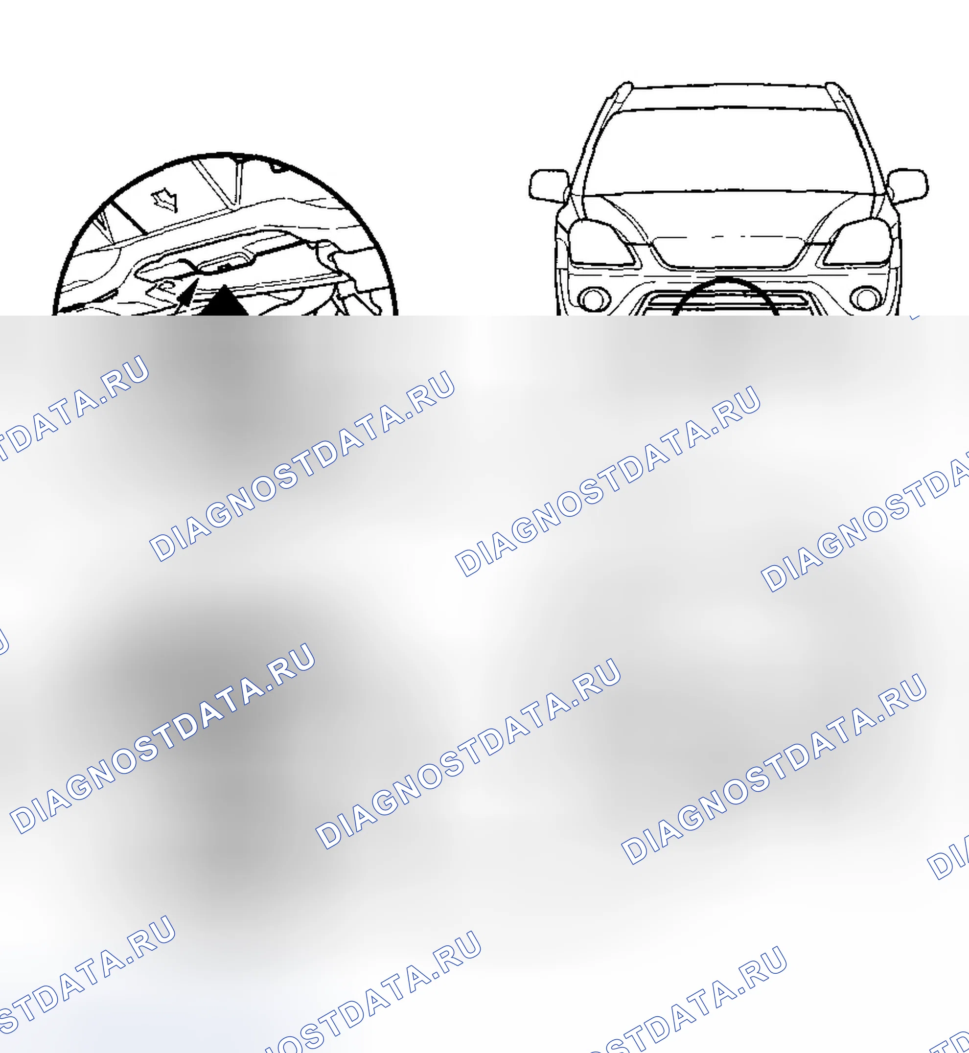 Рис. 20: Напольный домкрат. Honda CR-V II рестайлинг