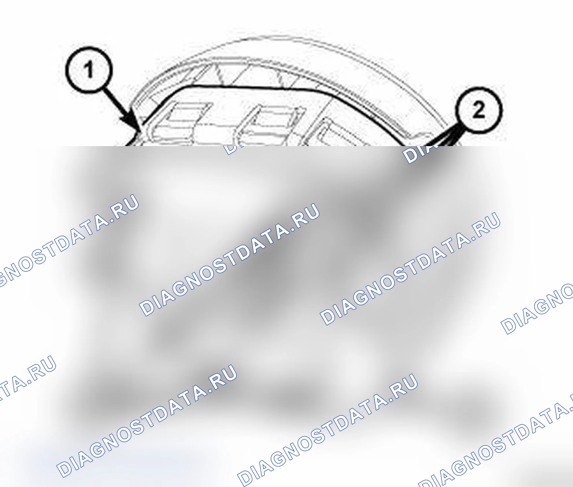 Рис. 3: выключатель звукового сигналь в сборе. Jeep Compass I рестайлинг