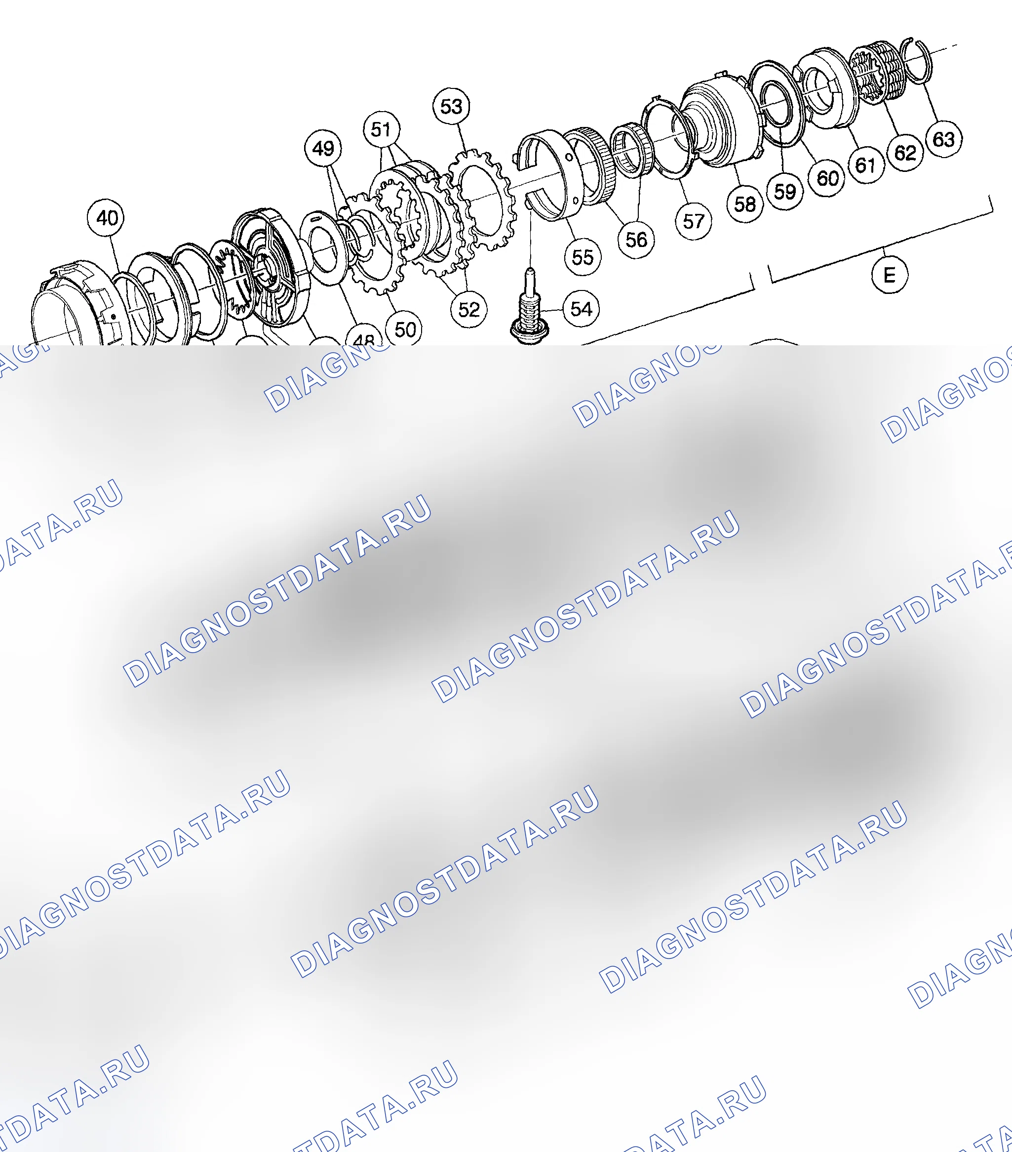 Рис. 1425: РАЗБОРНЫЕ ВИДЫ. Ford Pickup F250 Super Duty I
