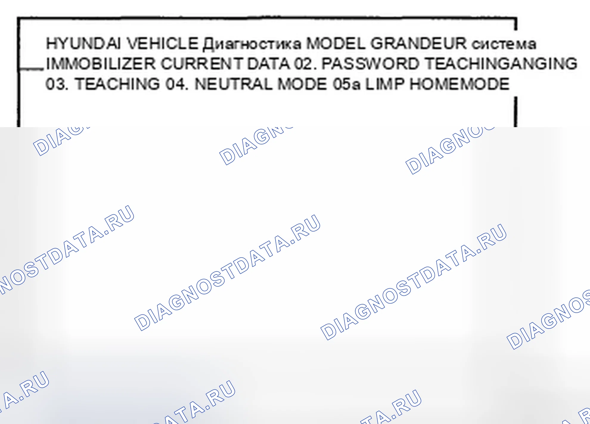 Рис. 149: ФУНКЦИЯ LIMP HOME. Hyundai Azera I