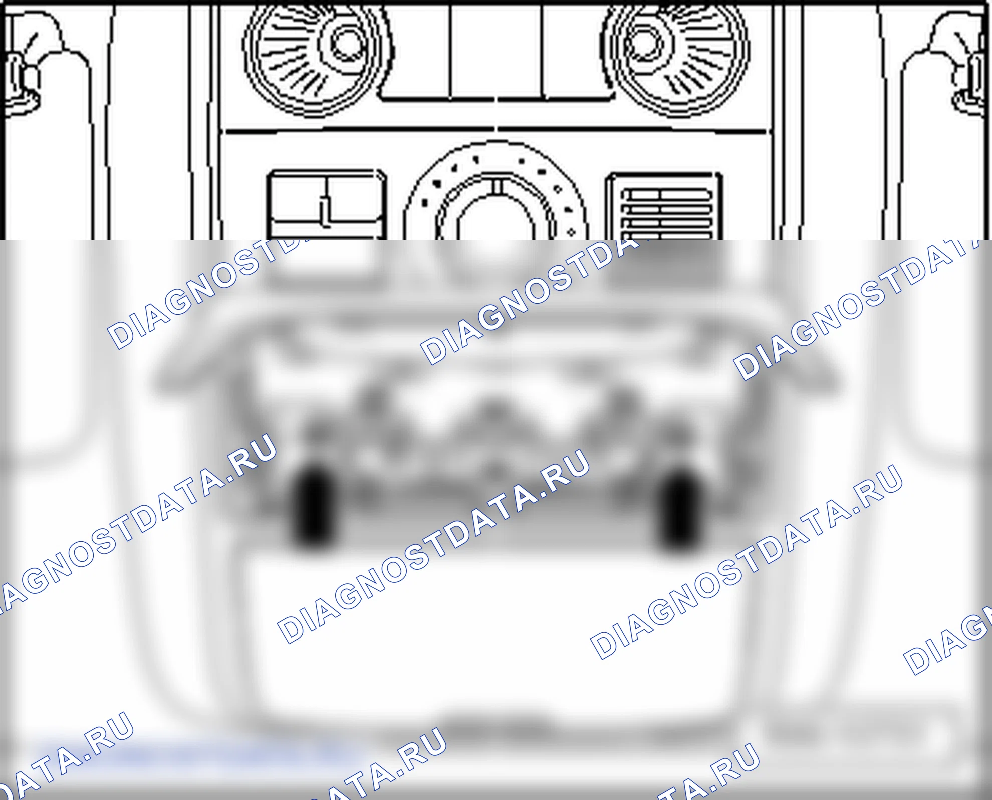 Лампы и выключатели в обивке потолка. SEAT Alhambra Ii