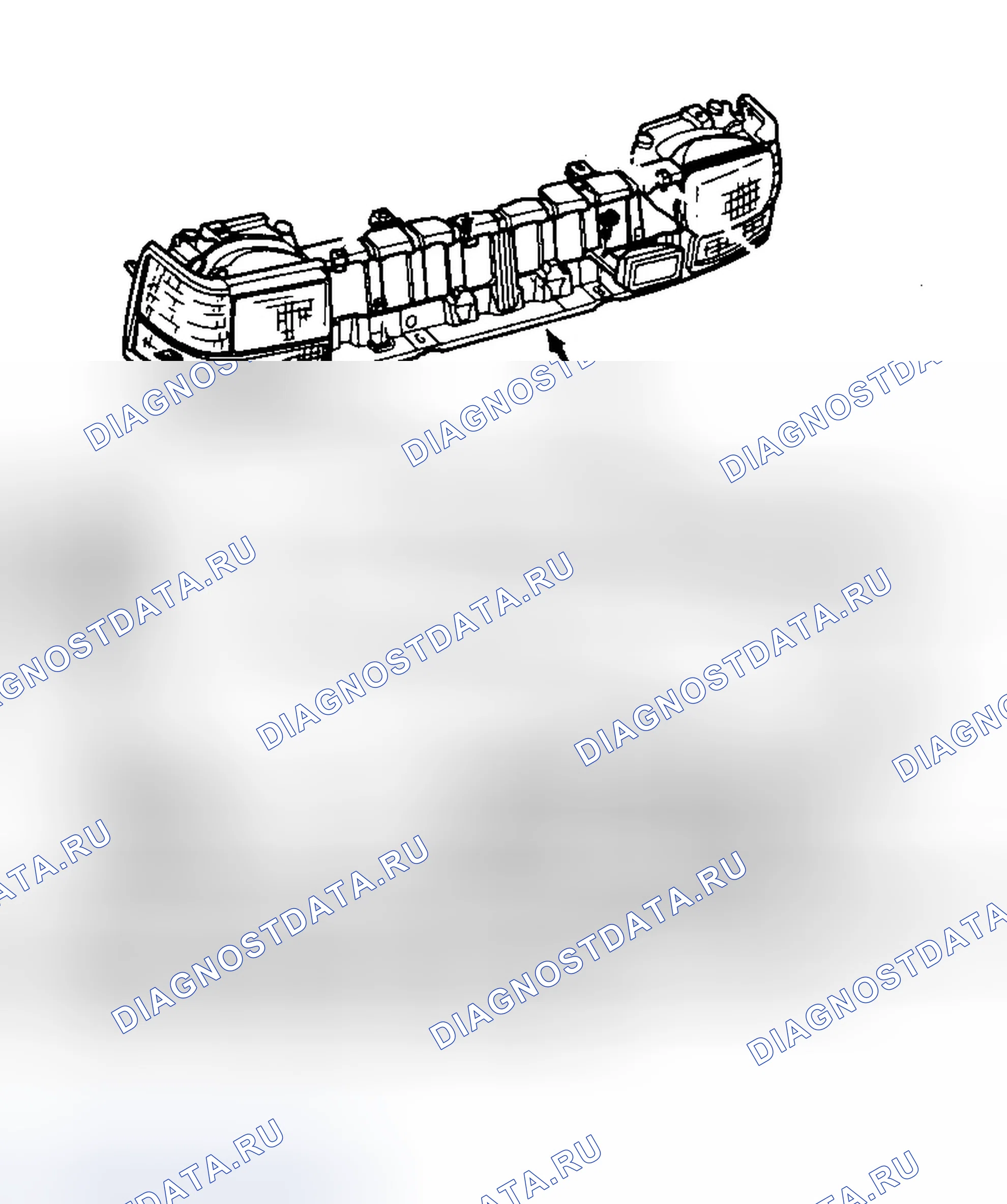 Рис. 46: ДАТЧИКИ УДАРА. Jeep Grand Cherokee ZJ