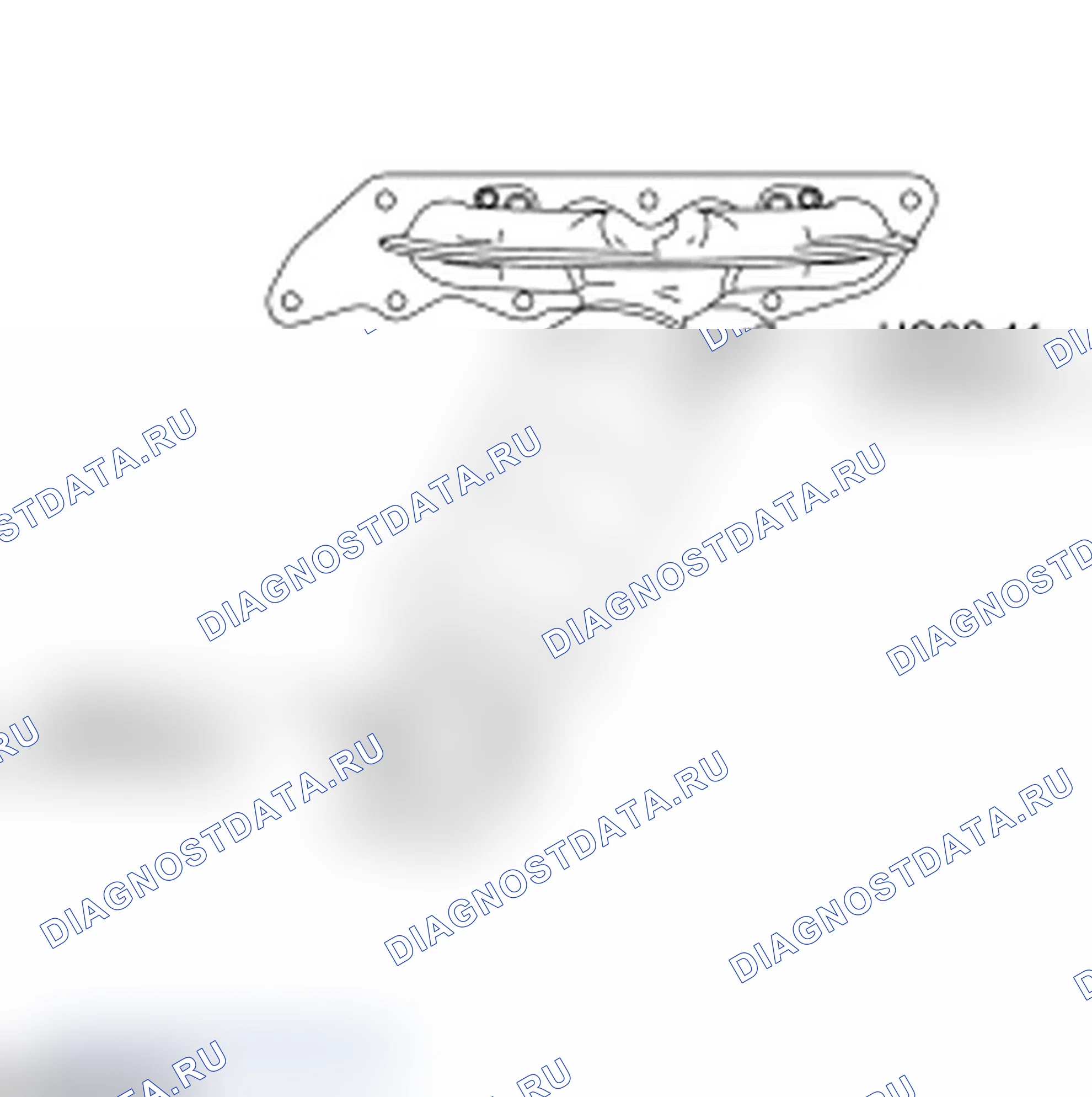 Рис. 75: Выхлопная система. Lincoln Zephyr US