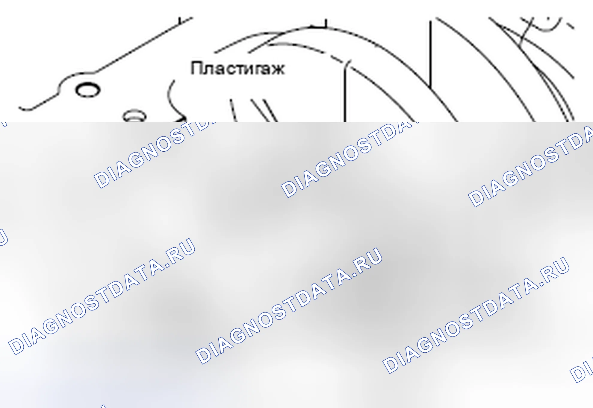 Рис. 667: МАСЛЯНЫЙ ЗАЗОР КОЛЕНЧАТОГО ВАЛА (МЕТОД ПЛАСТИГЕЙДЖА). Mazda MX-5 NB