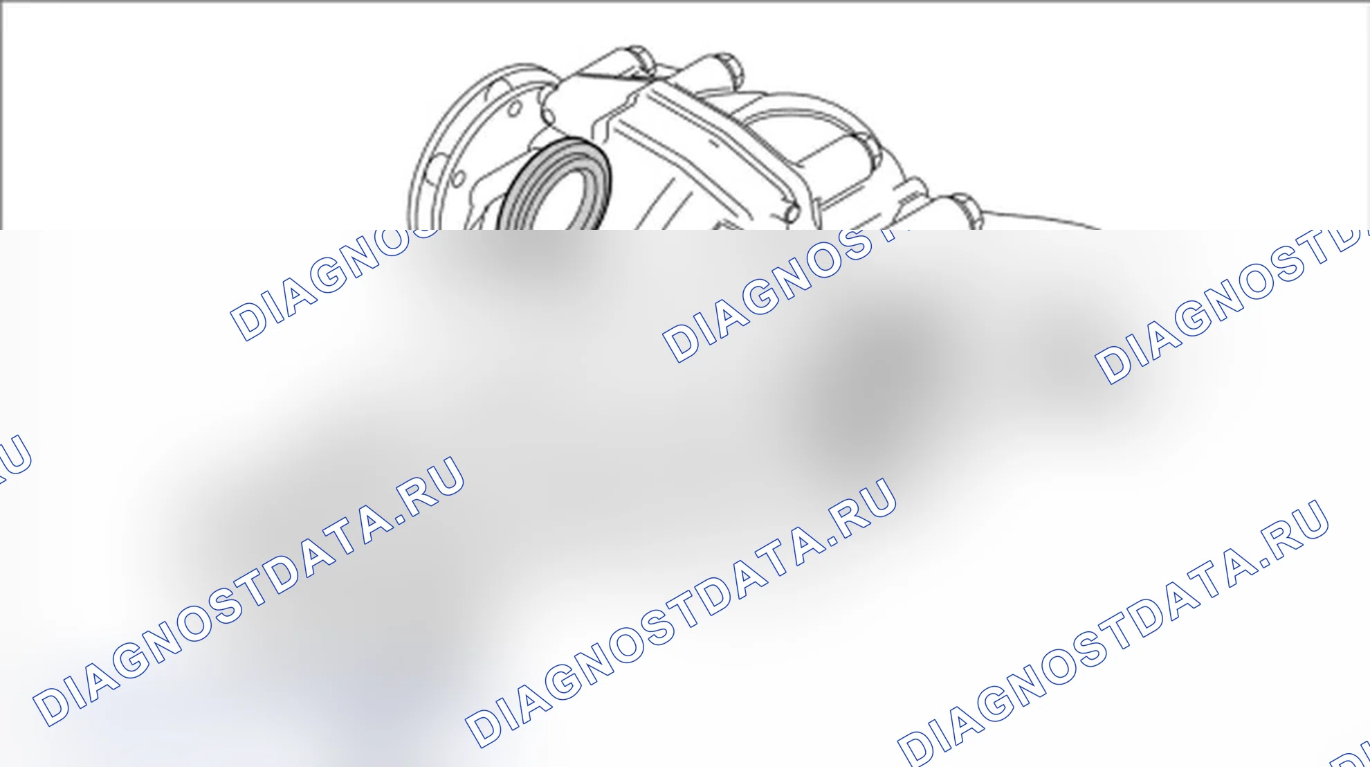 Рис. 45: Снятие уплотнительного кольца для выходного фланца. Porsche Cayenne S I