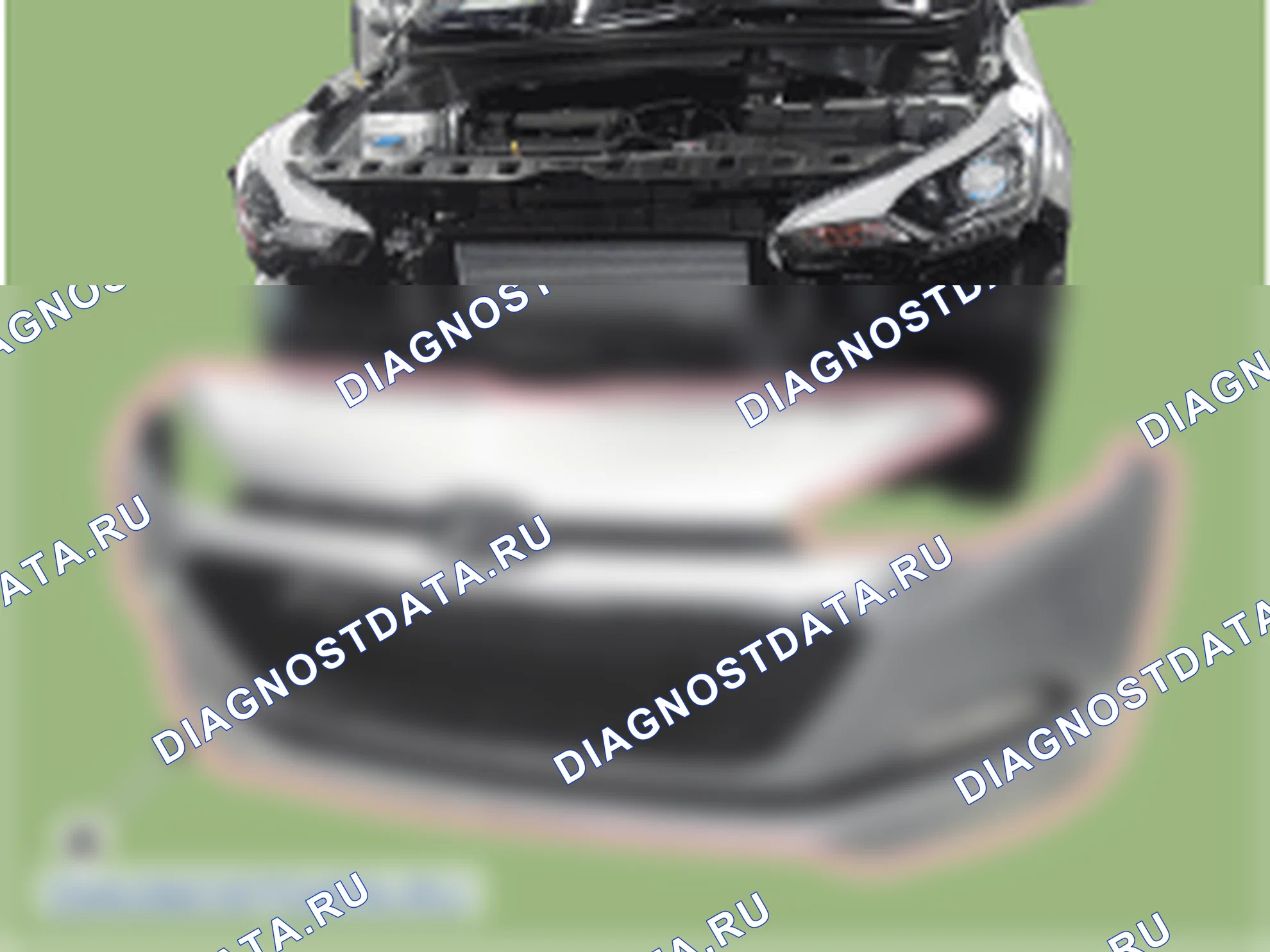 Замена облицовки переднего бампера. Hyundai i20 GB