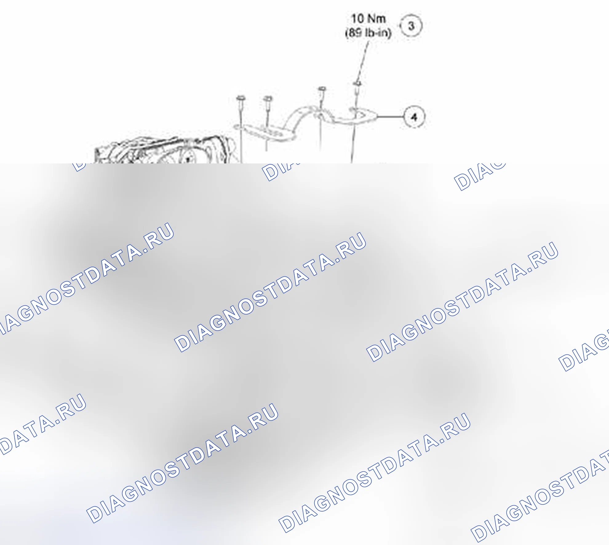 Рис. 23: Двигатель 6.8L. Ford Pickup F250 Super Duty II