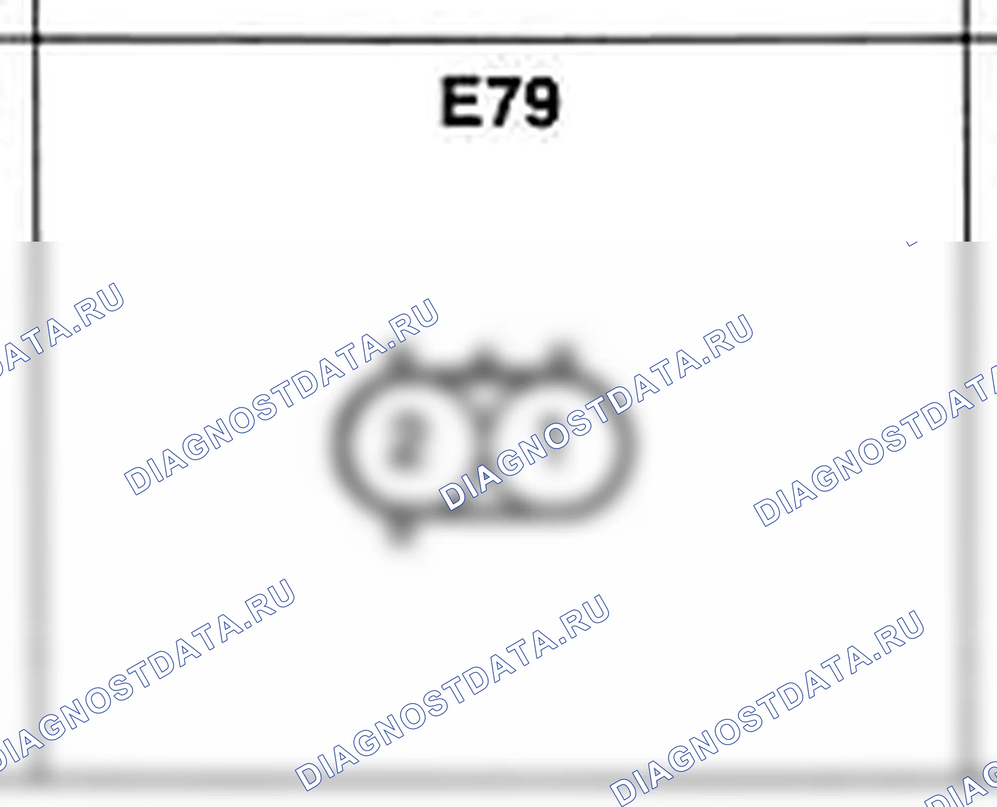 Распиновка разъёма E79 — жгута двигателя. Hyundai Atos MX