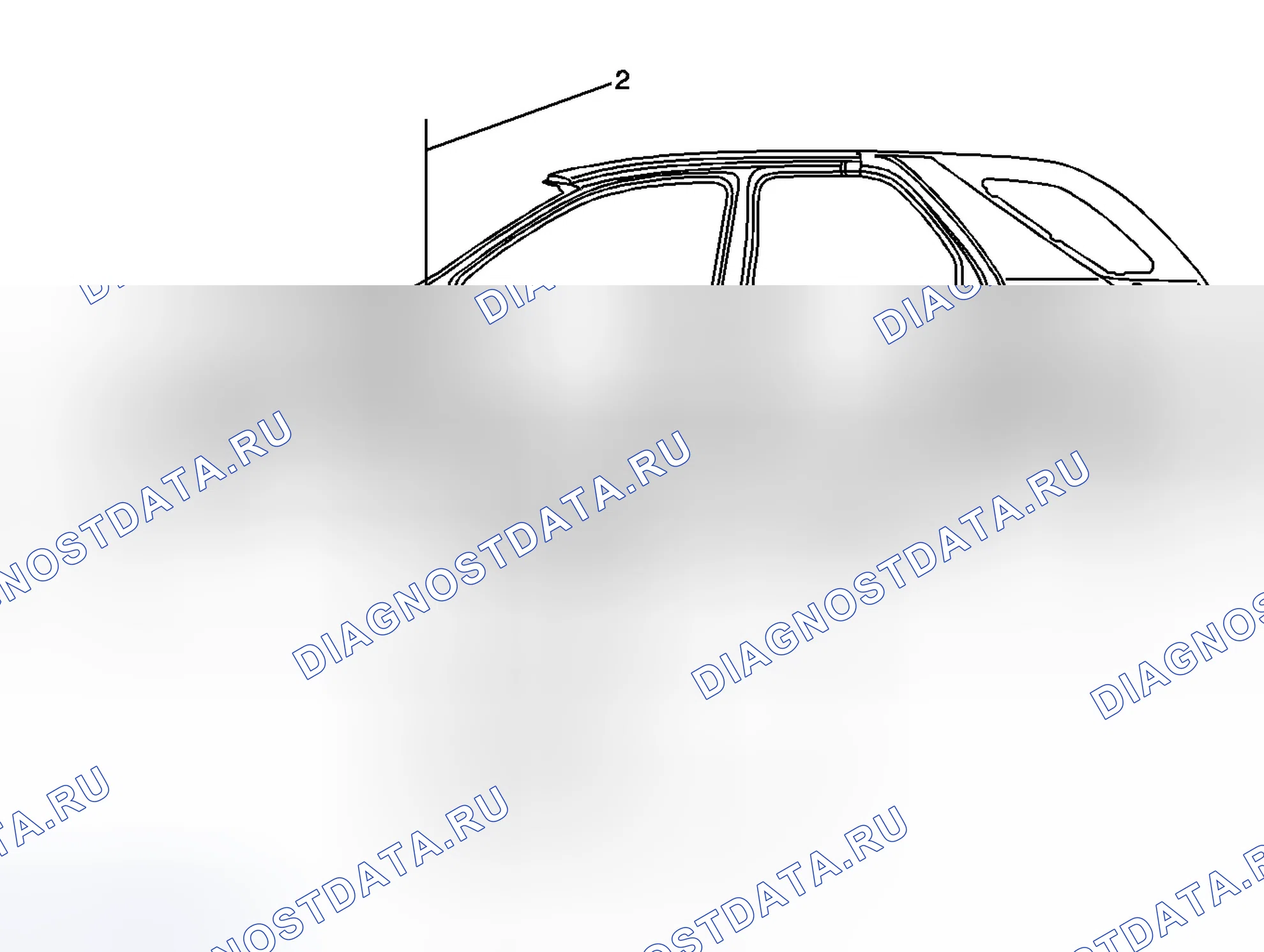 Рис. 148: Размеры - Тело (Встреча). Buick Rendezvous I