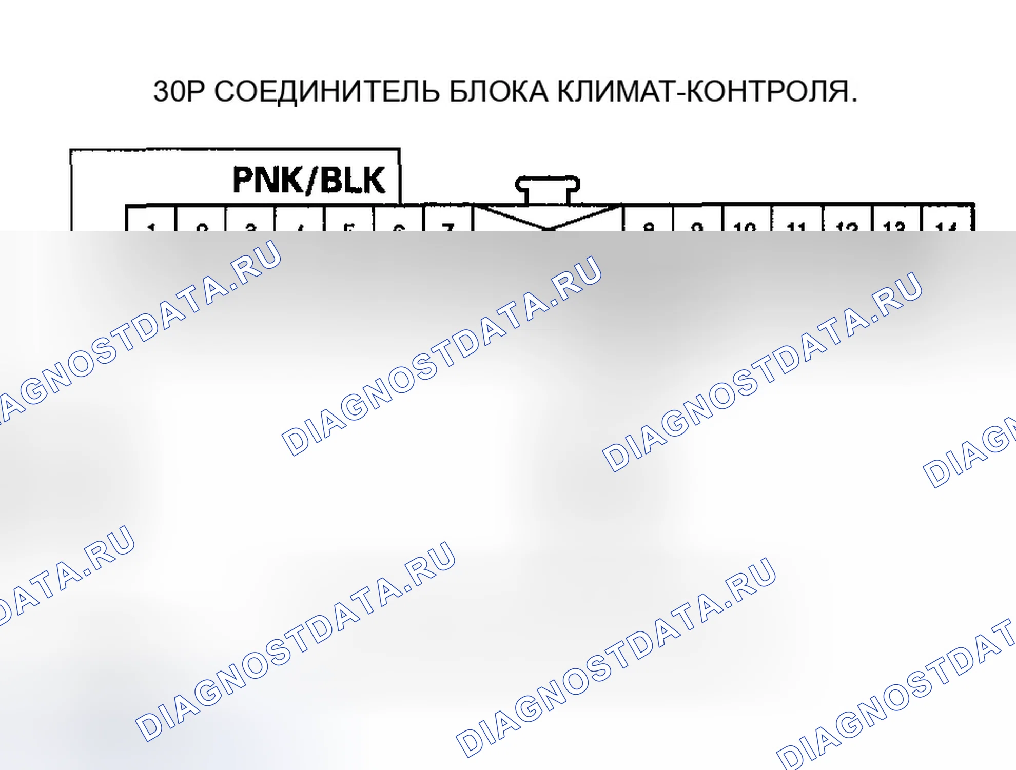 Рис. 25: Индикатор расшифровка кода ошибки B1234 или расшифровка кода ошибки J: Короткое замыкание в цепи двигателя управления воздушной смесью водителя. Honda Ridgeline I