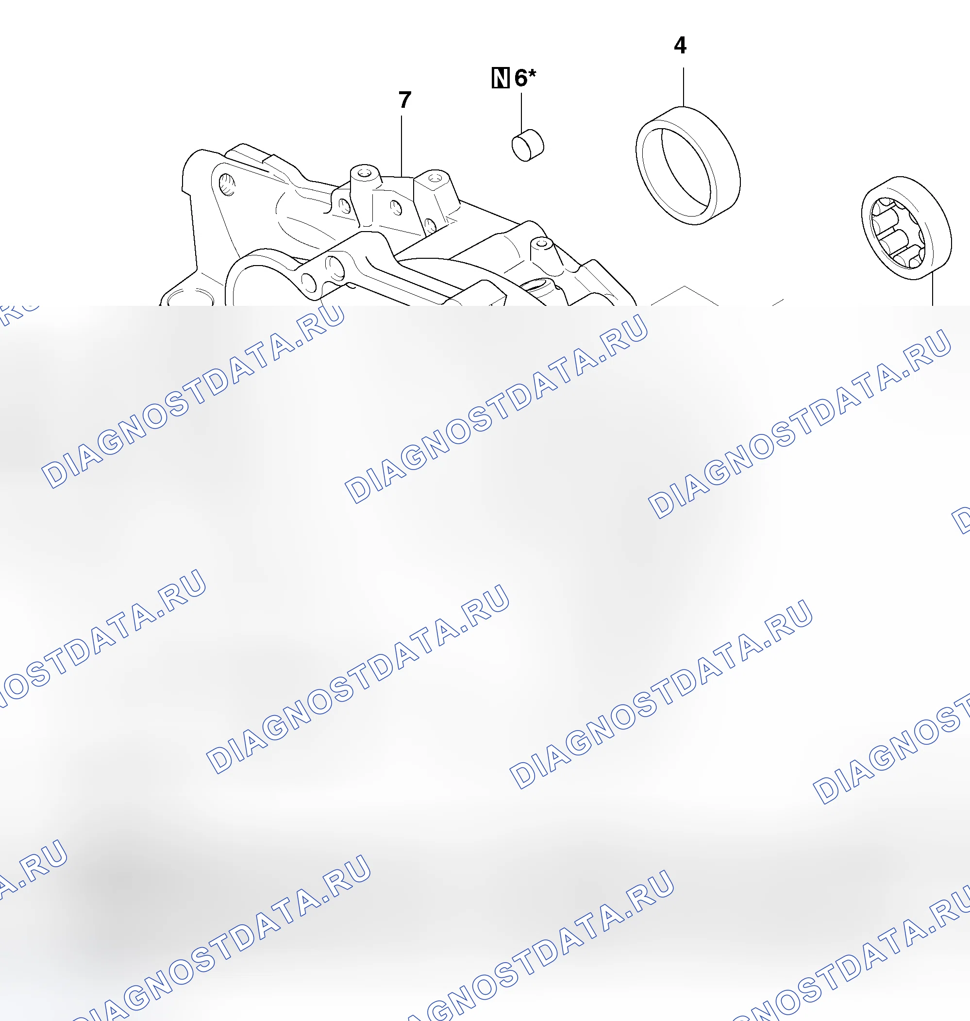 Рис. 110: РАЗБОРКА И СБОРКА. Mitsubishi Lancer Evolution IX