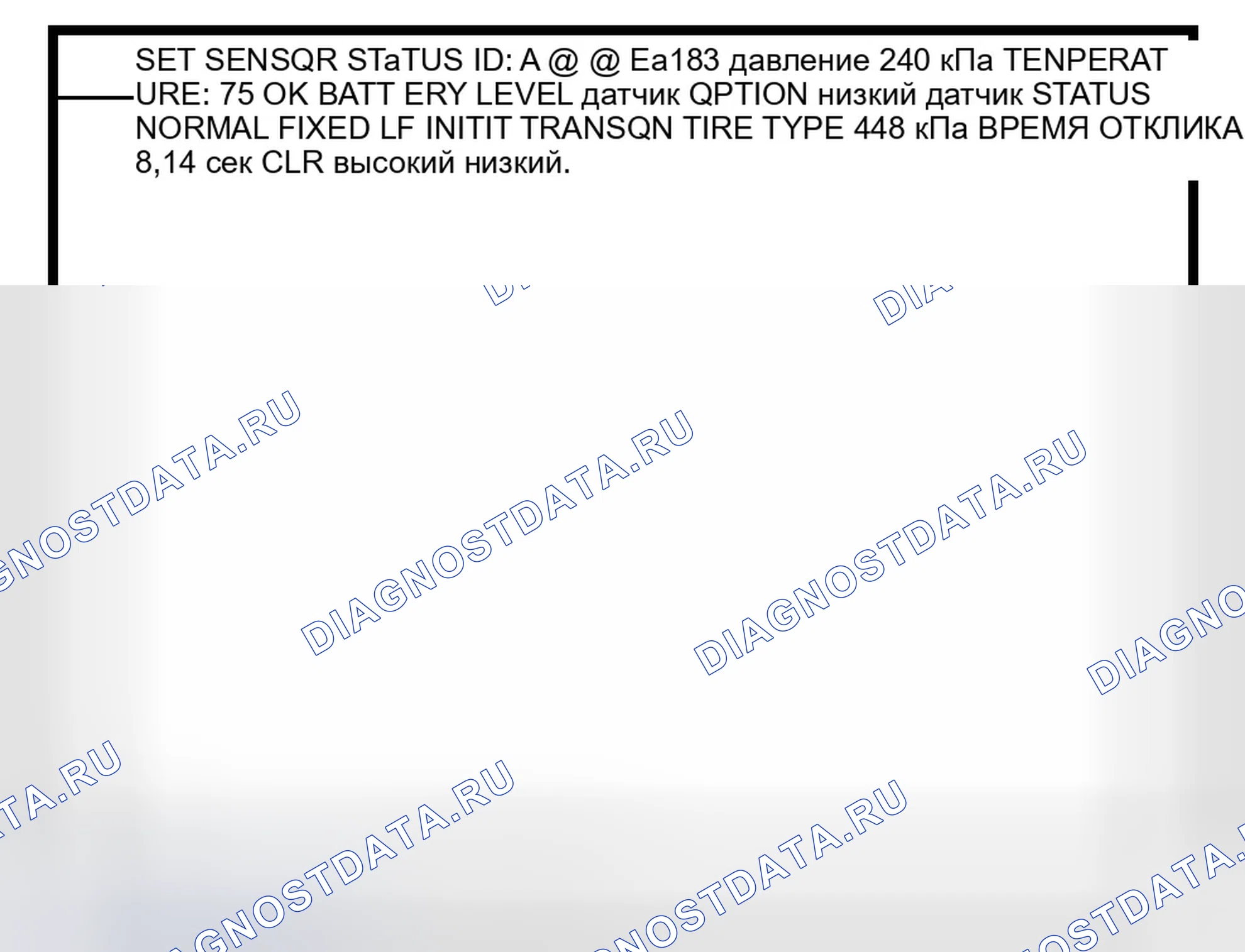 Рис. 1: СБРОС TPMS - ПРОЦЕДУРА 2. Hyundai Sonata VI