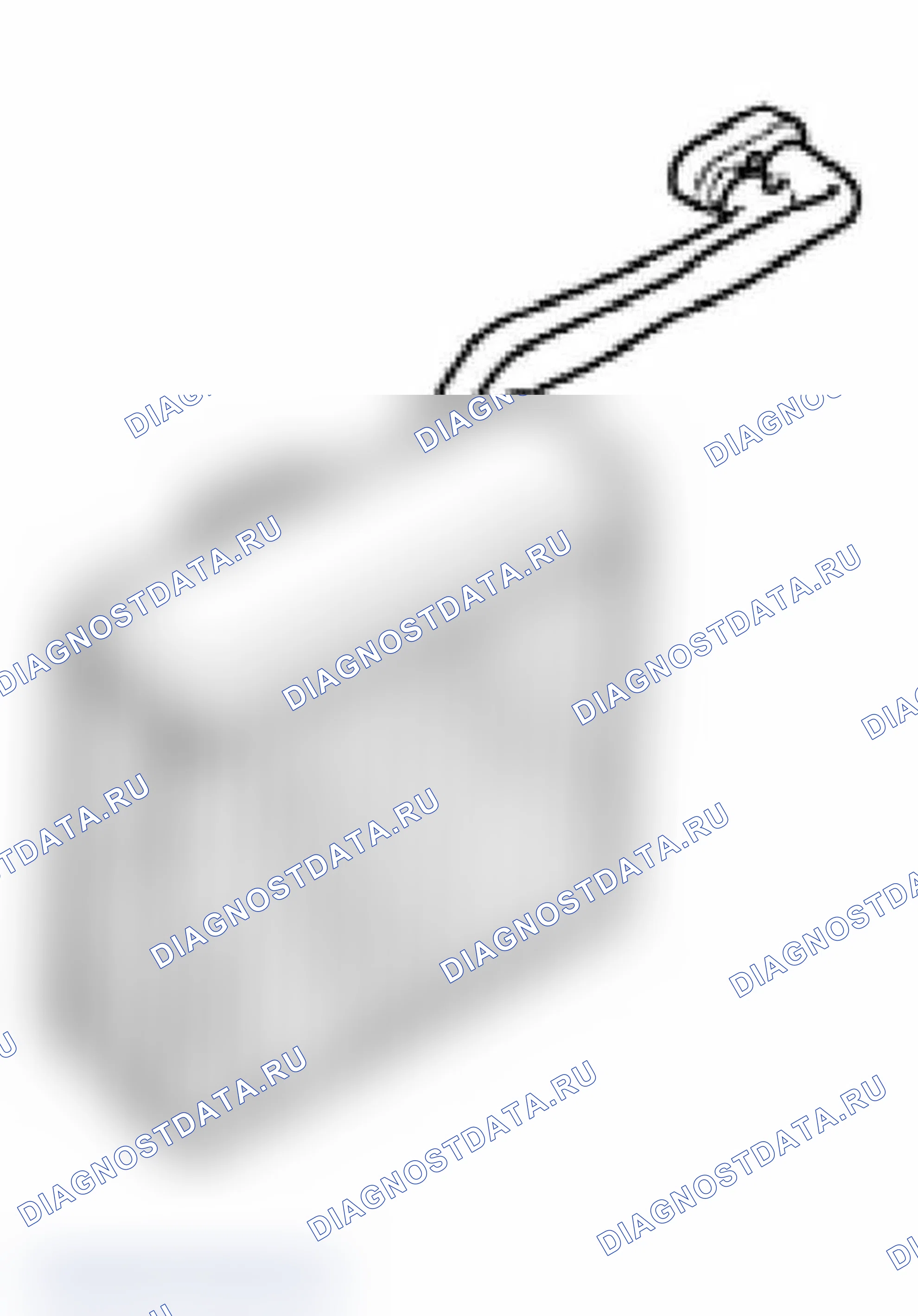 Рис. 5: Испаритель. Audi A6 C5 рестайлинг