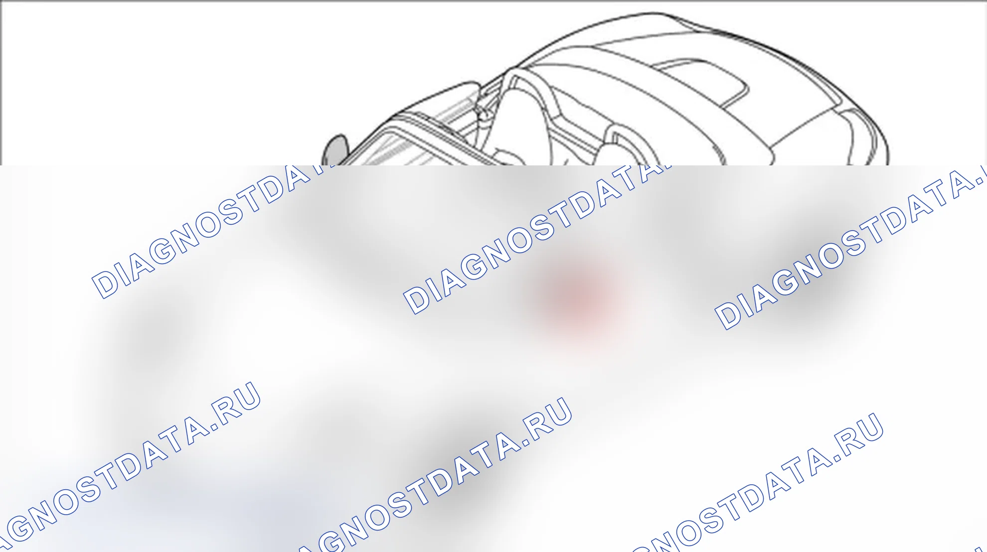 Рис. 121: Снятие уплотнения для зеркального треугольника. Porsche Boxster S 987