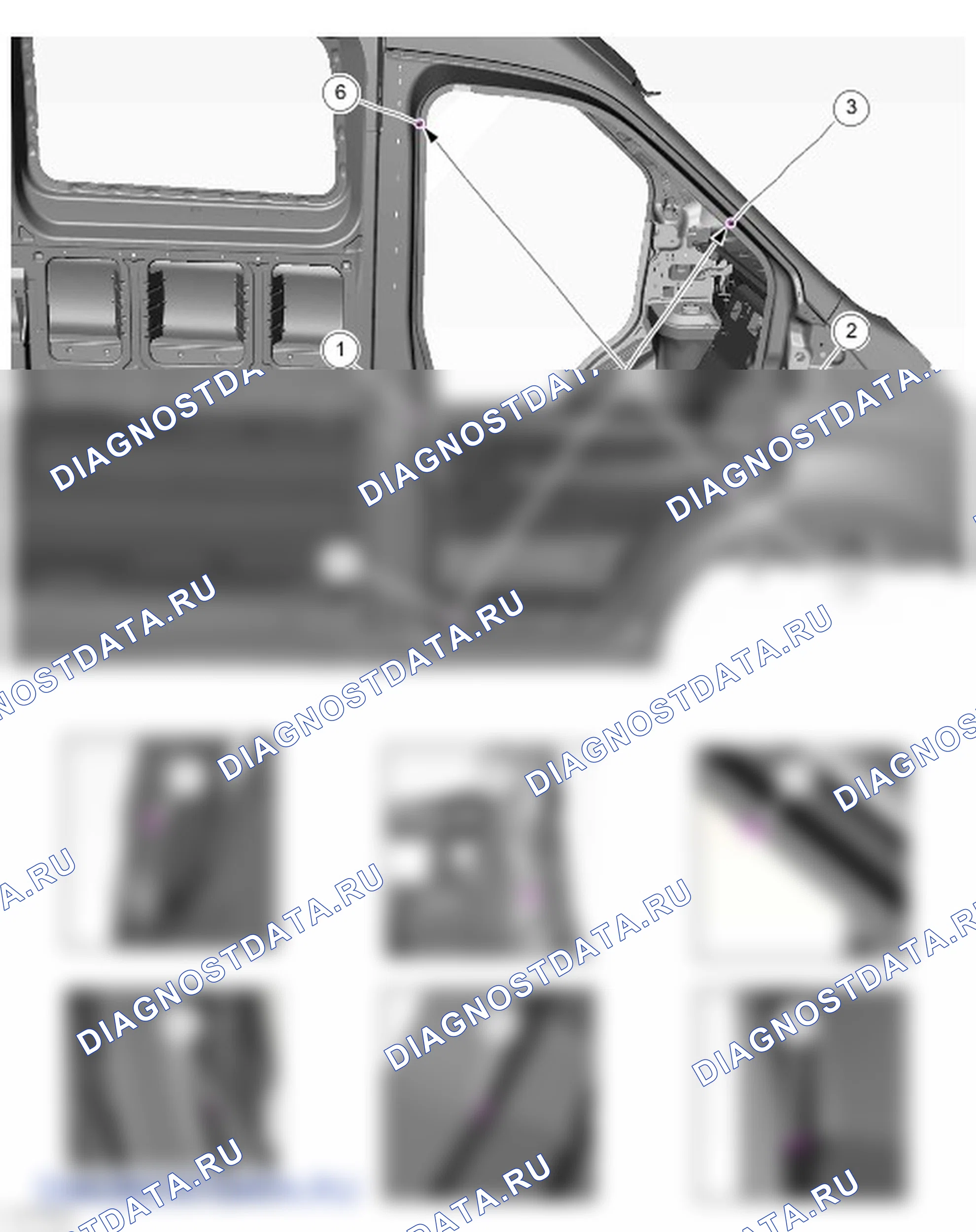 Как проверить зазоры кузова. Ford Transit VIII