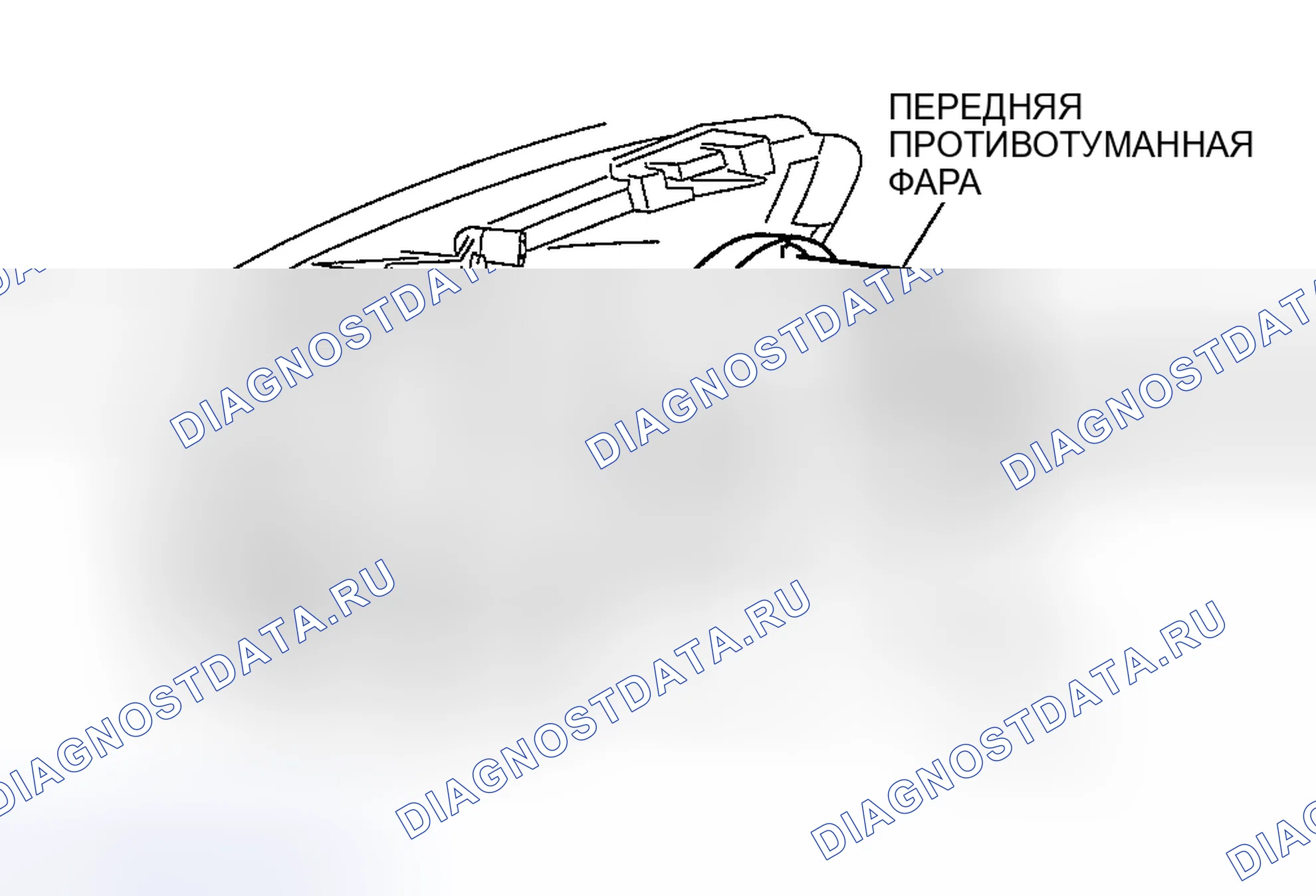 Рис. 22: ДЕМОНТАЖ / МОНТАЖ ПЕРЕДНЕЙ ПРОТИВОТУМАННОЙ ФАРЫ. Honda CR-V III рестайлинг