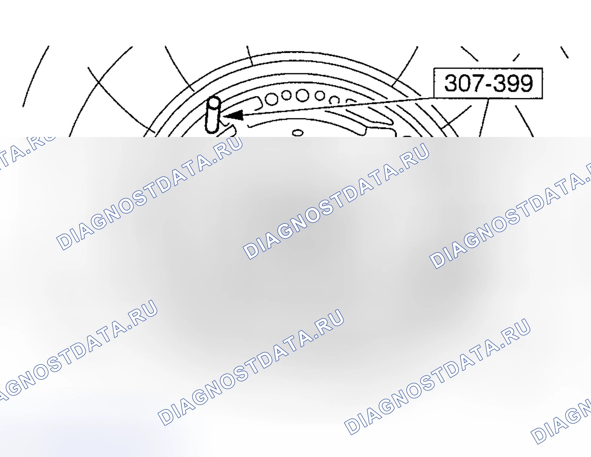 Рис. 519: Элемент 57: Прокладка жидкостного насоса в сборе Примечание. Hyundai Nexo I