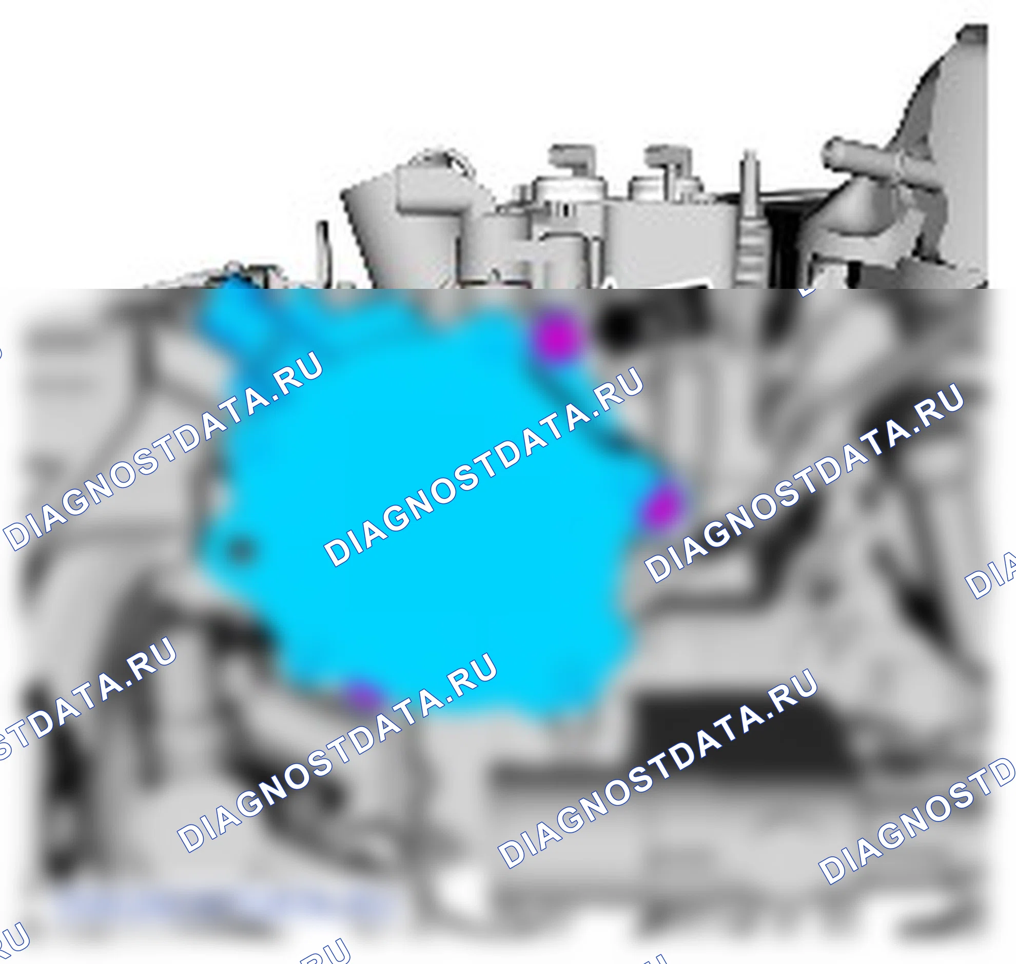 Как снять присоединяемые детали двигателя. Ford Galaxy III