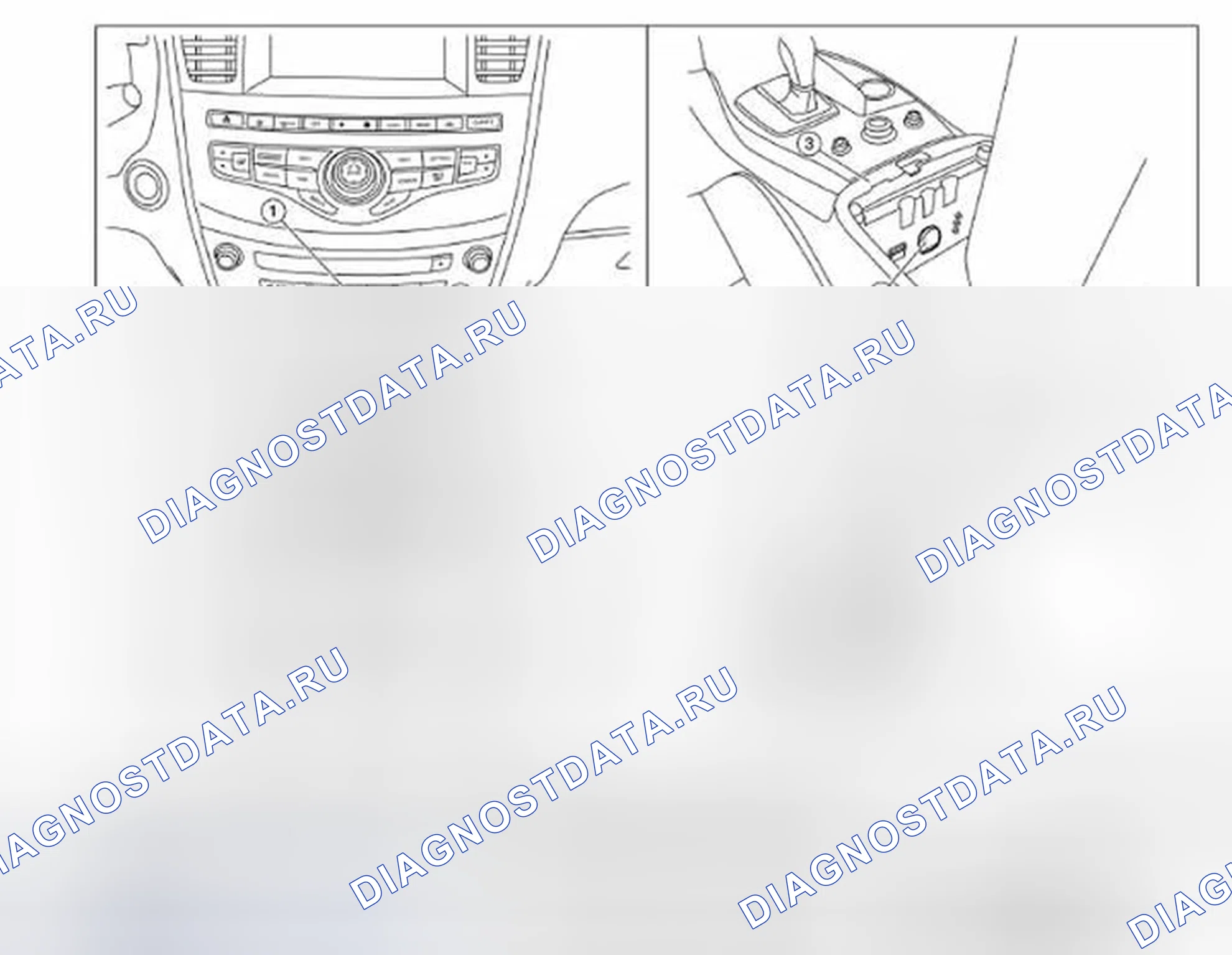 Рис. 304: Расположение компонентов. Infiniti QX60 I