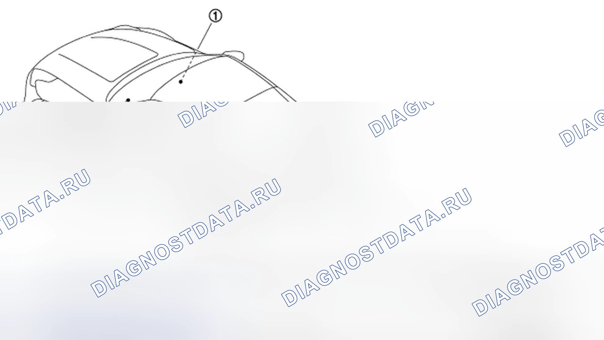 Рис. 14: Расположение компонентов. Honda MDX I