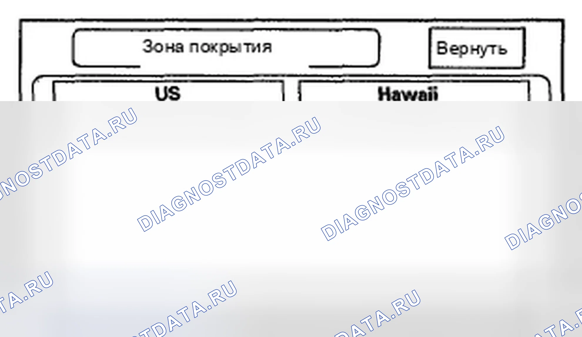 Рис. 94: Зона покрытия. Honda Element YH2 рестайлинг