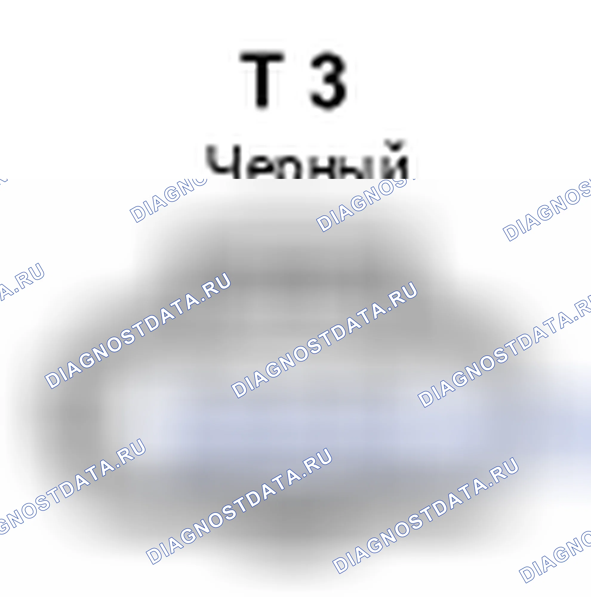 Рис. 838: Вид с торца разъема датчика положения дроссельной заслонки (T 3). Toyota Prius II рестайлинг