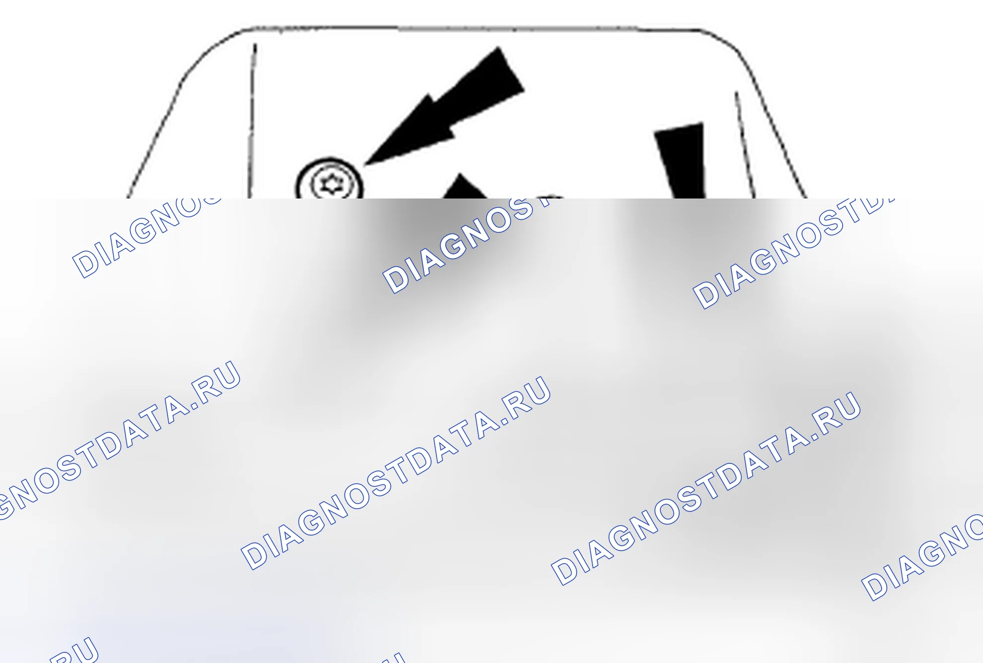 Рис. 30: СНЯТИЕ / УСТАНОВКА ЗАЩЕЛКИ дверь багажника. Mazda Tribute II