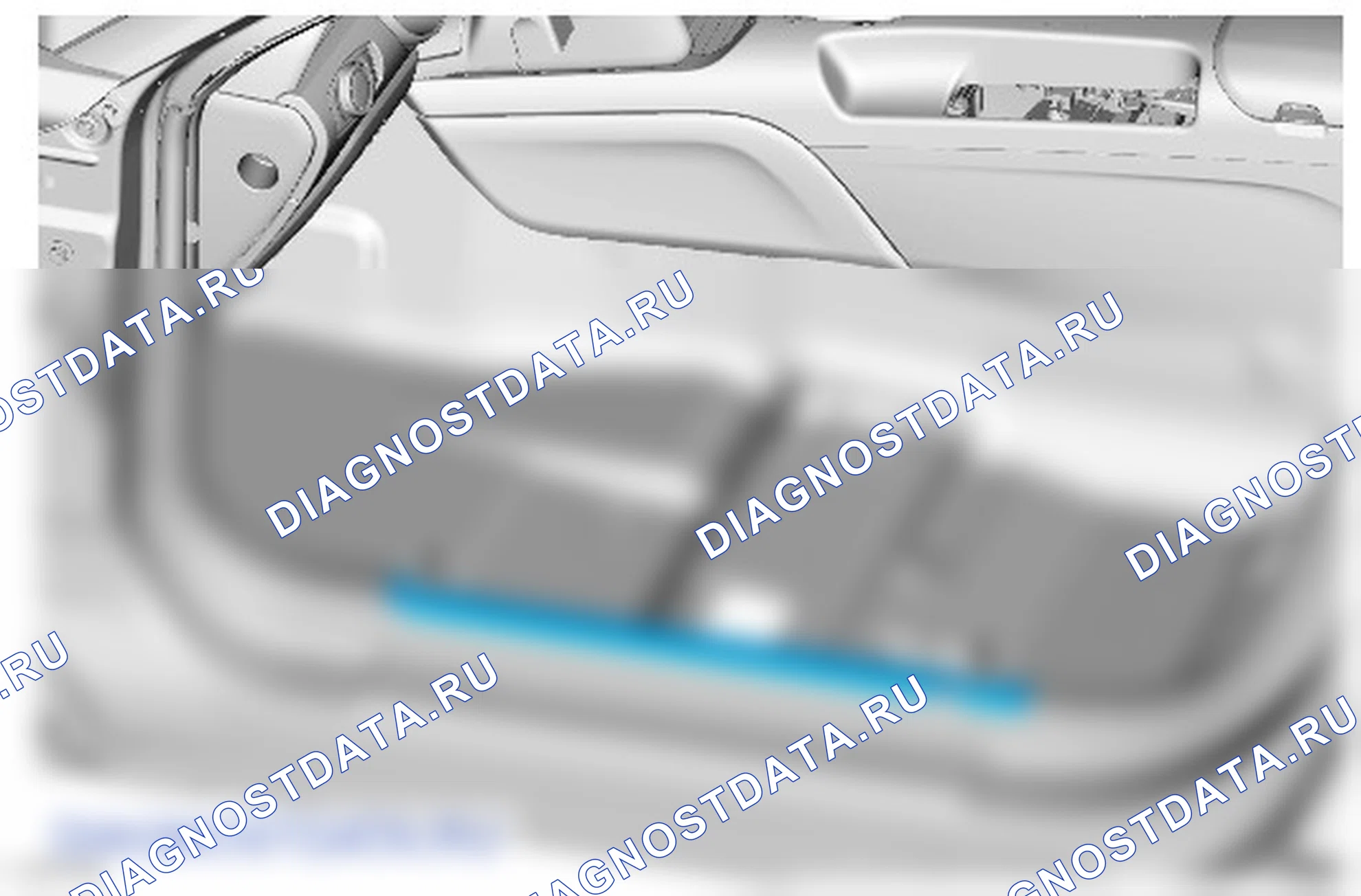 Как снять и установить Кабель разблокировки защелки капота. Ford Mustang VI