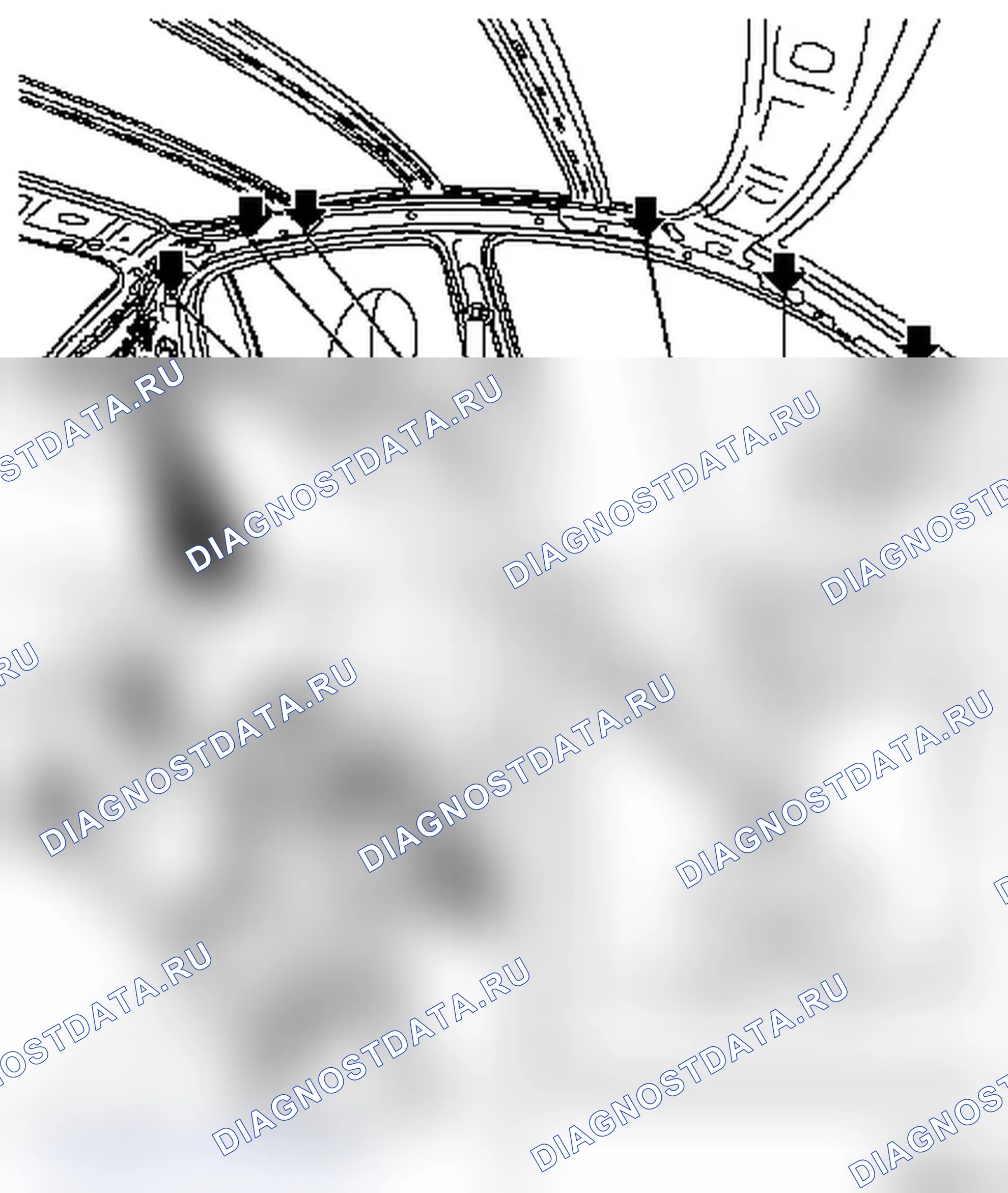 Демонтаж и установка подушки безопасности головы (модель F69). Opel Astra G