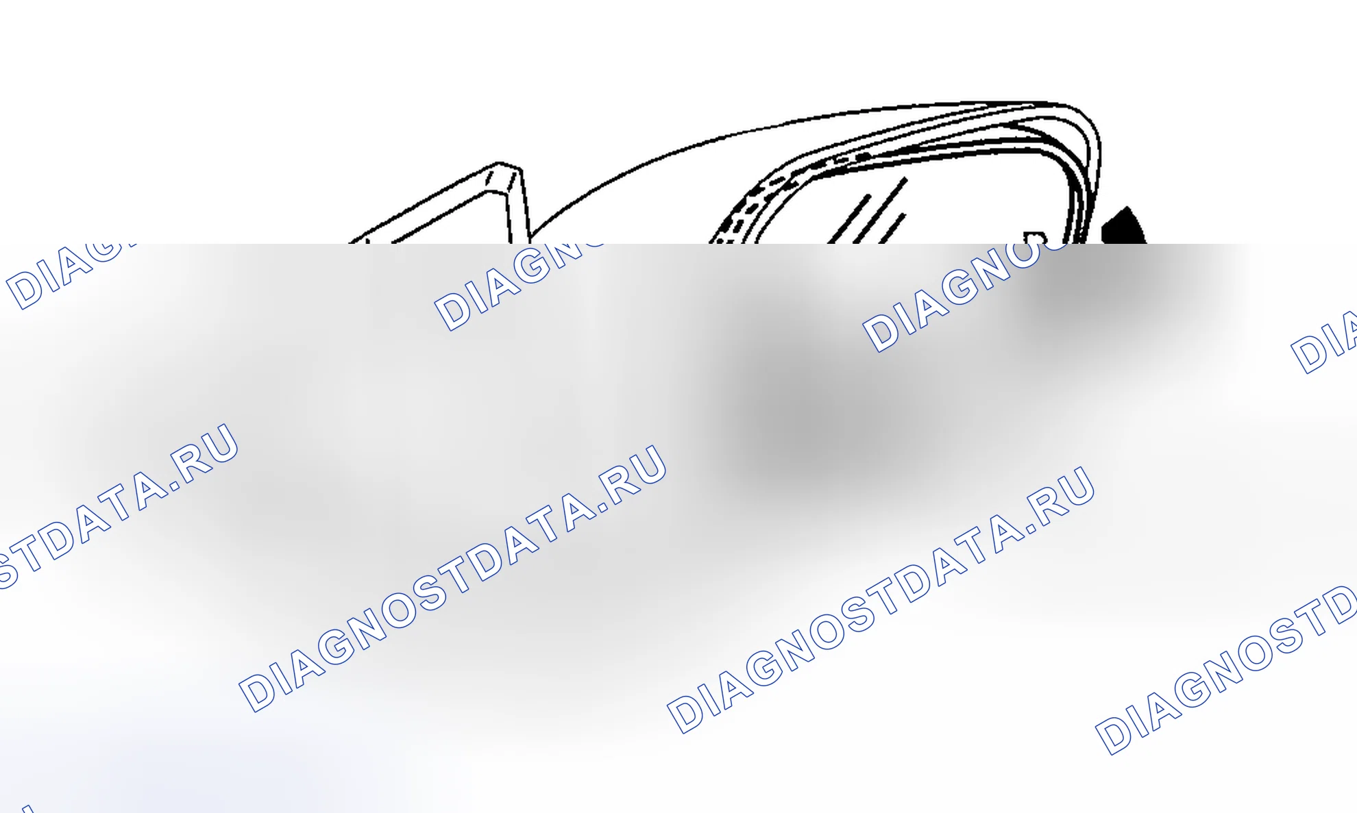Рис. 18: Разборка стекла внешнего зеркала Примечание. Mazda RX-8 I