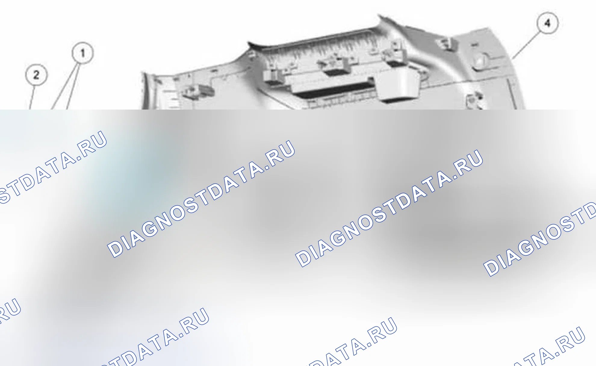 Рис. 48: Разнесенный вид. Ford Explorer V