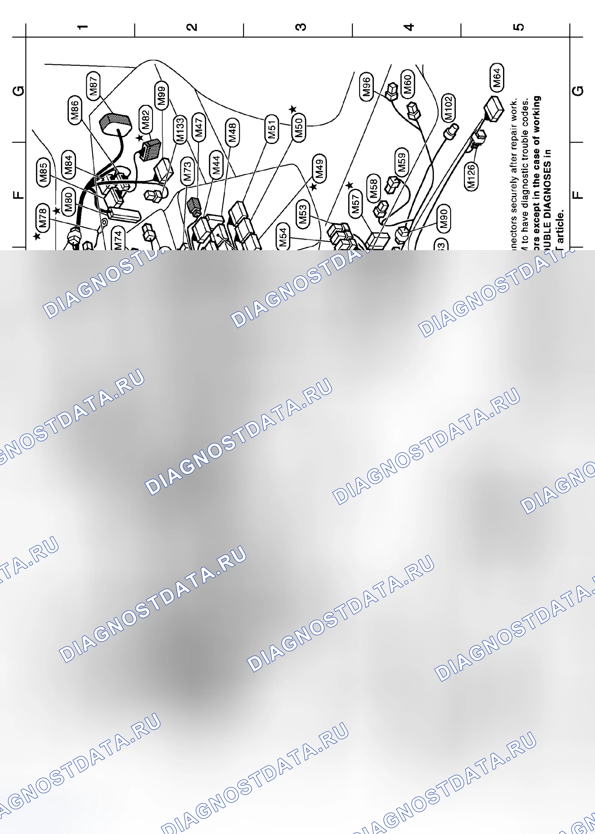 Рис. 48: ГЛАВНАЯ ОБВЯЗКА. Honda Integra I