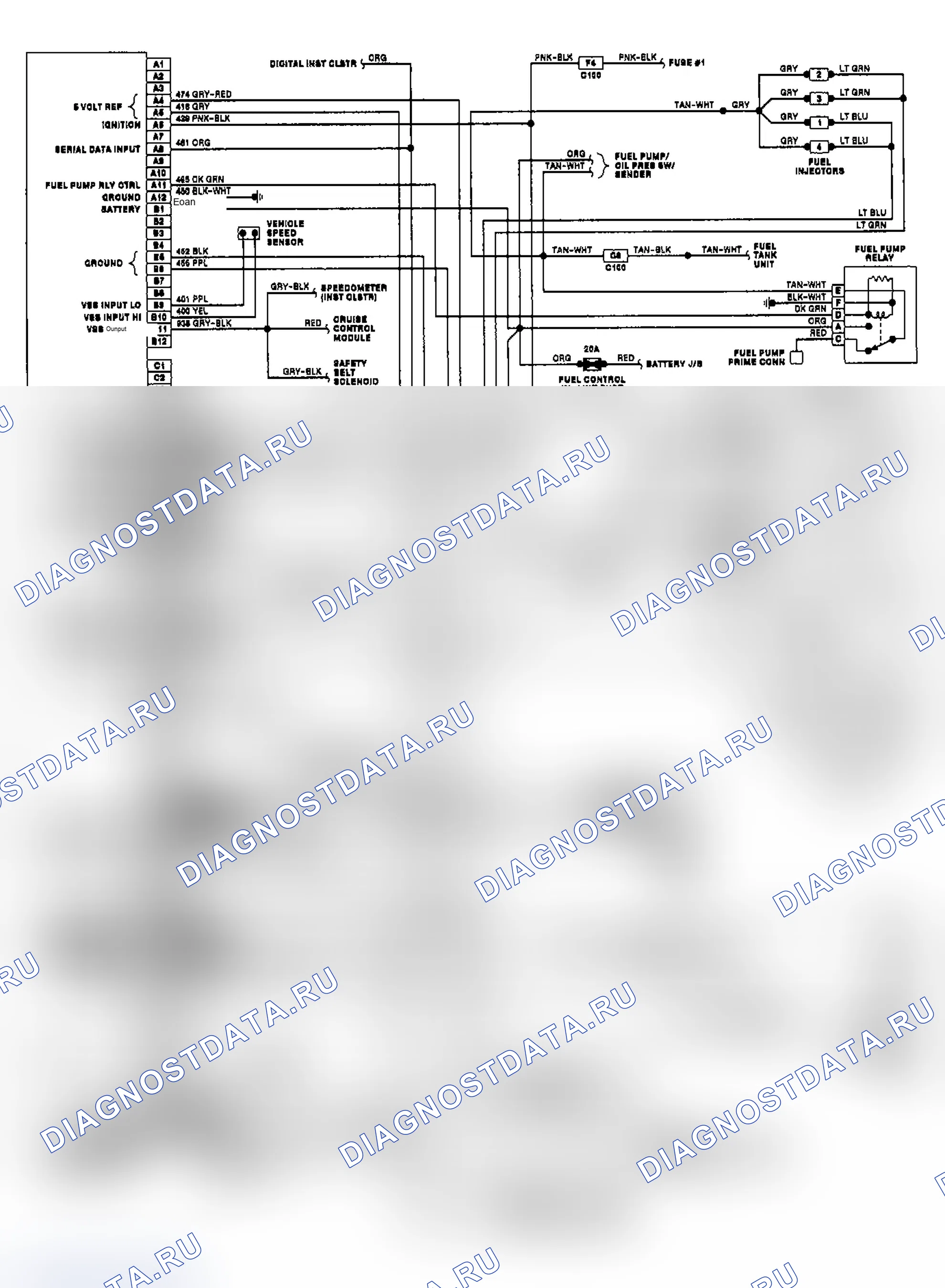 Рис. 5: Beretta PFI 2.3L (VIN A). Buick Electra Park Avenue 