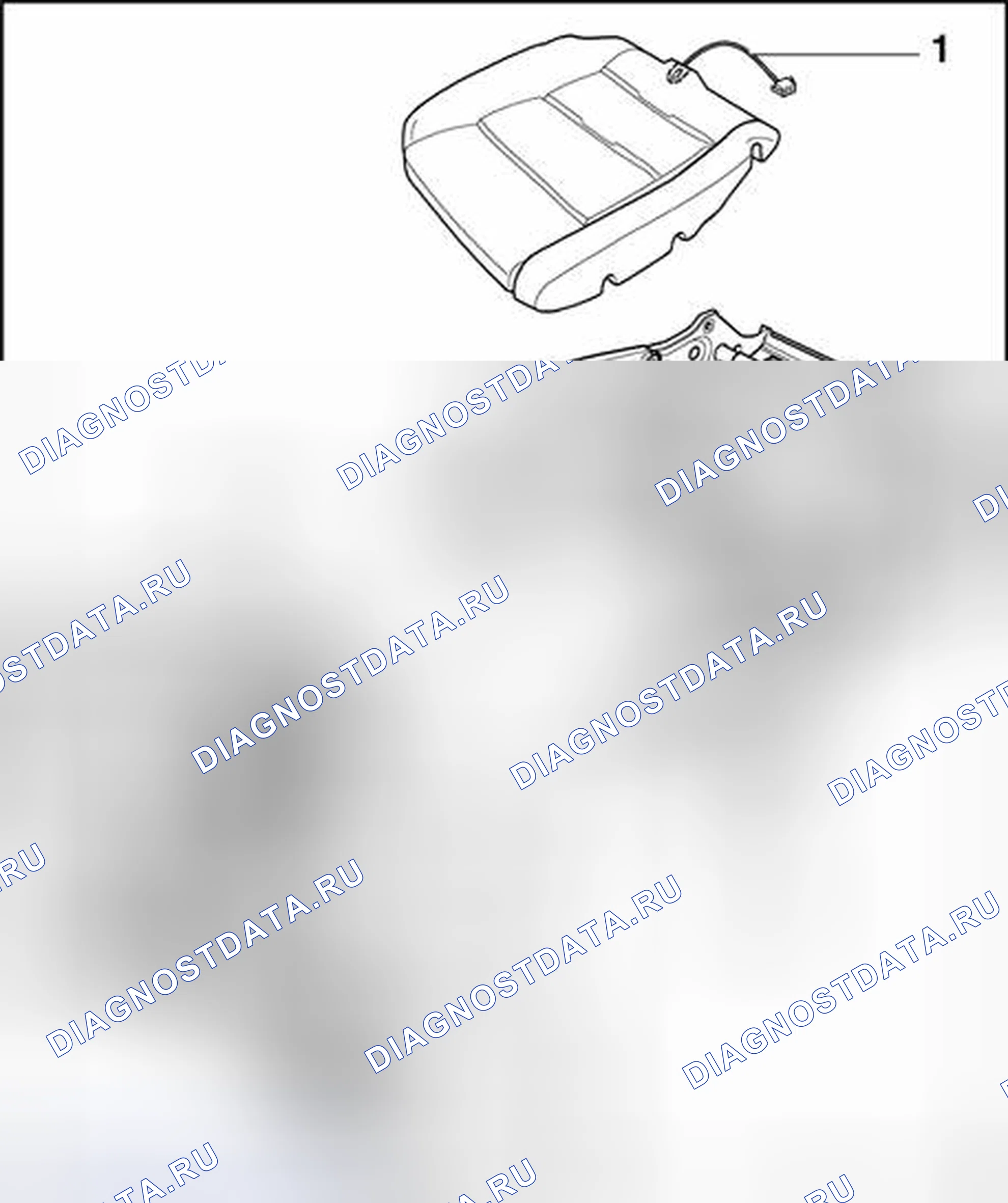 Рис. 281: Назначение проводки сиденья. Audi S4 B6
