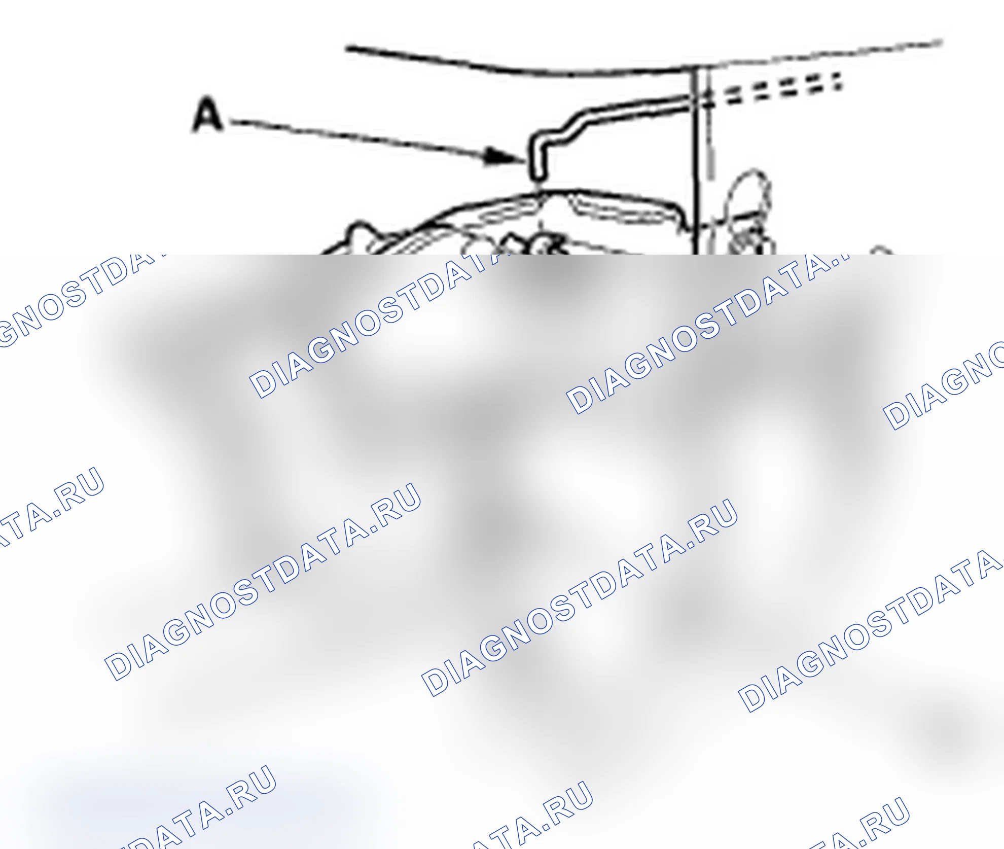 Рис. 18: Замена привода двери для заправки топливом. Acura MDX II