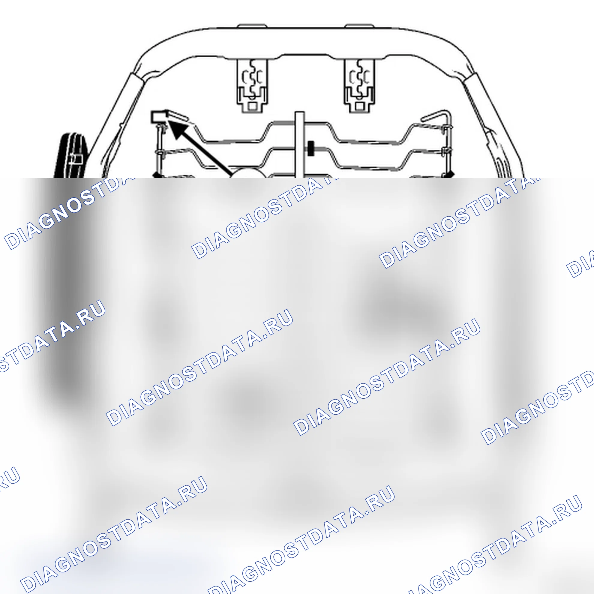 Обивка спинки переднего сиденья. Renault Kangoo II-BeBop