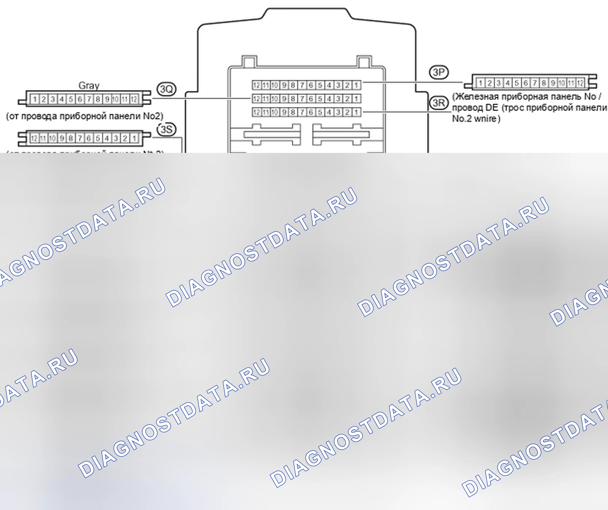 Рис. 309: Расположение разъемов J / B No3. Toyota Camry XV40