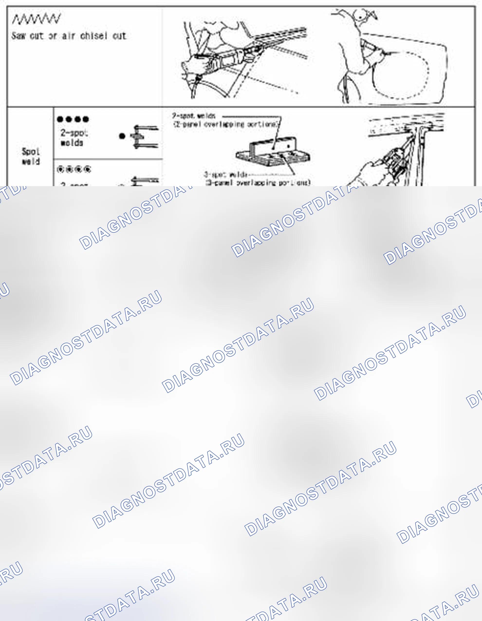 Рис. 27: ОПИСАНИЕ наружных кузовных панелей. Suzuki Equator I