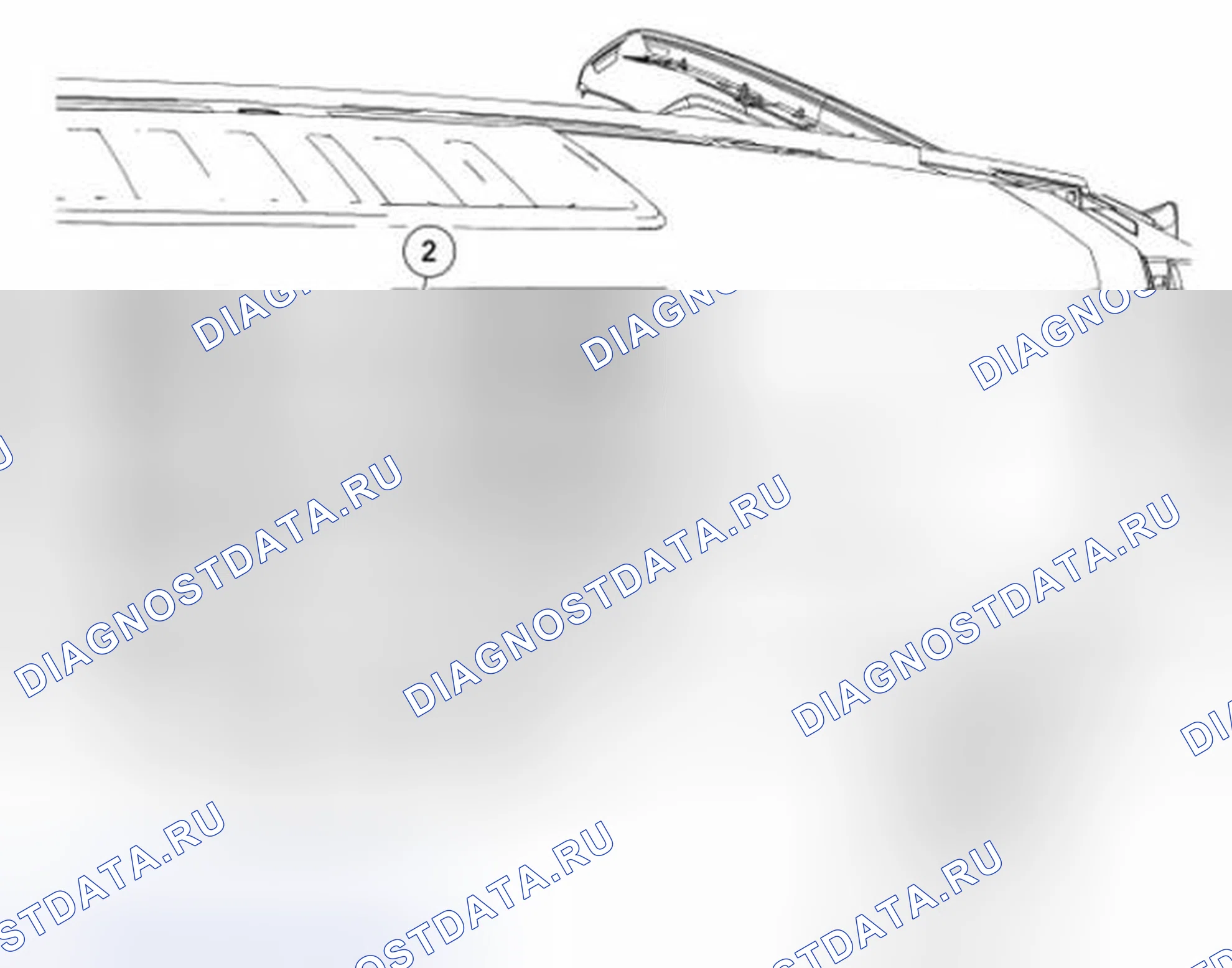 Рис. 57: Антенный кабель - AM / FM. Ford Pickup F250 Super Duty II